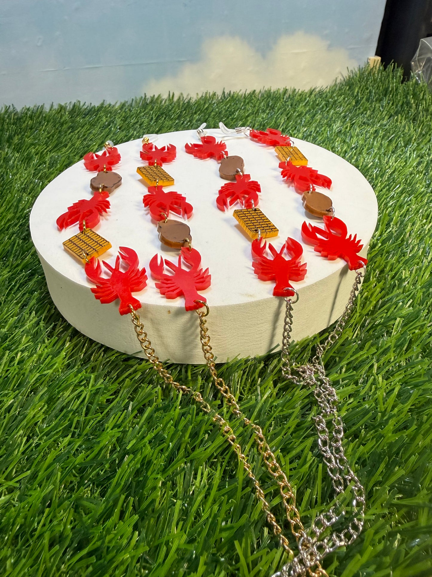 Crawfish Boil Sunglasses Chain