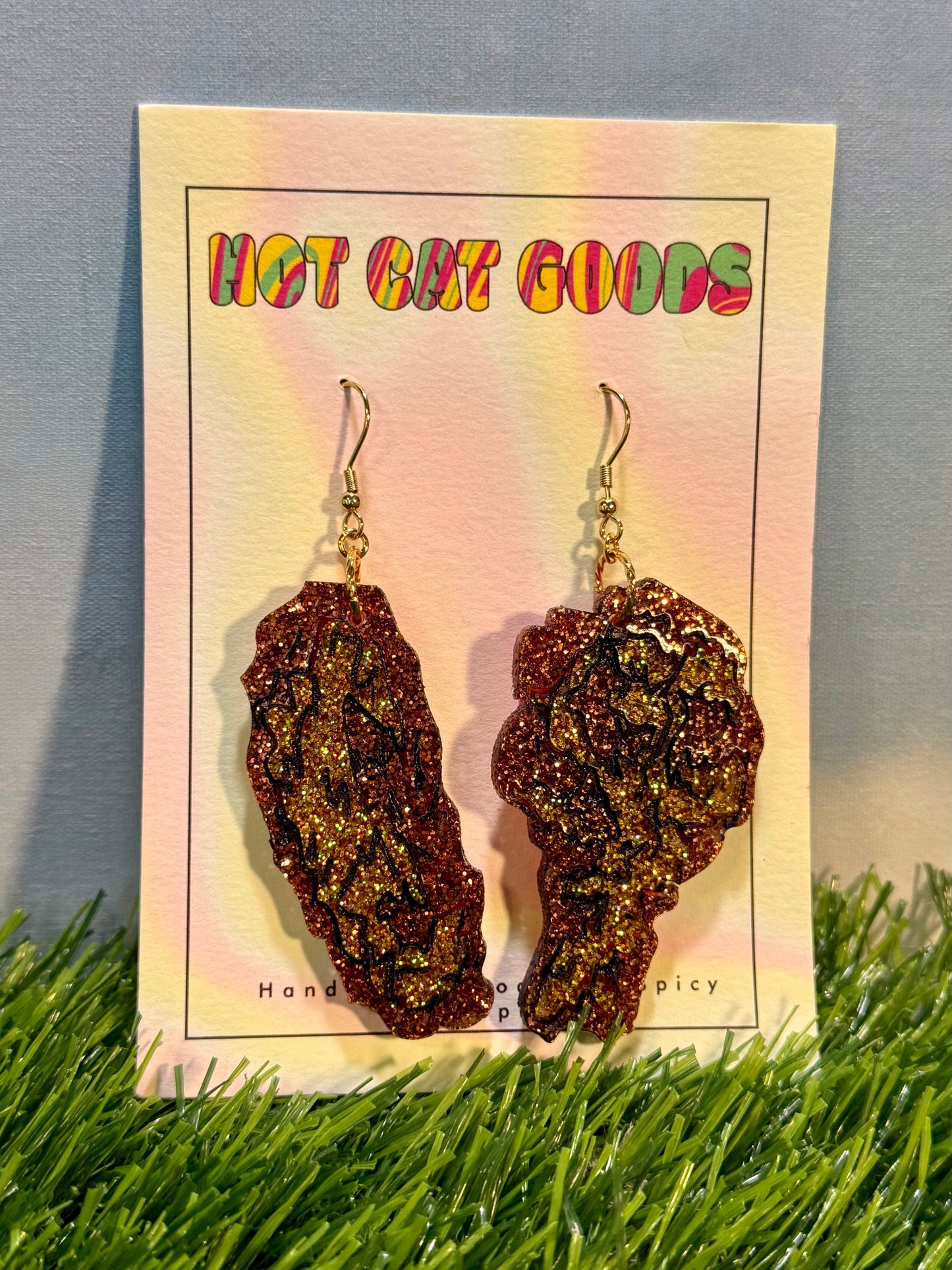 Wings Earrings (Flat and Drum)