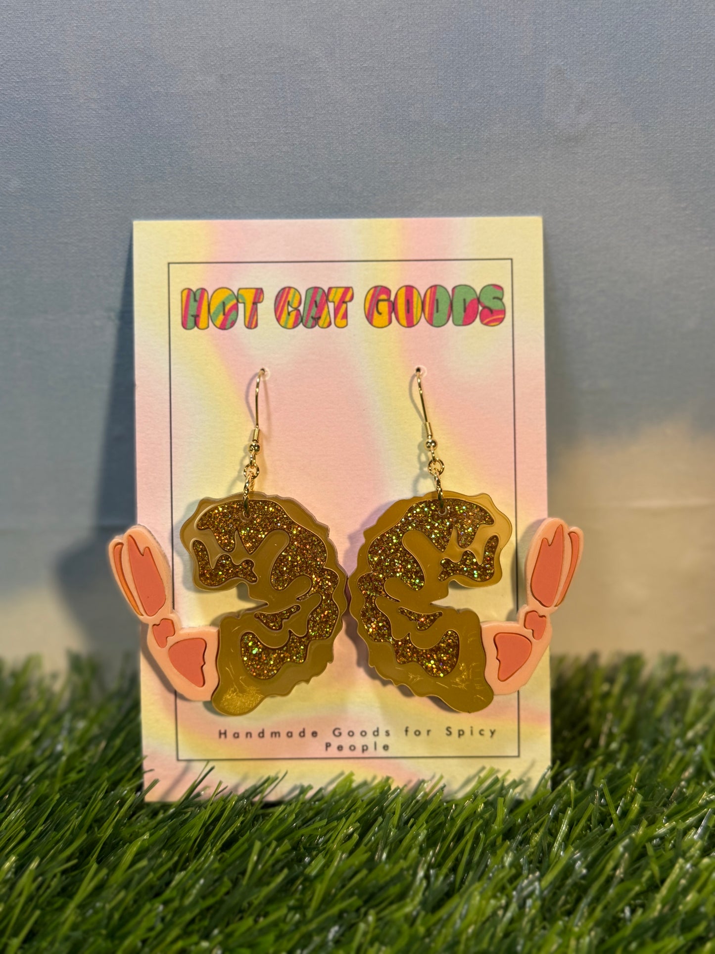 Fried Skrimp Earrings
