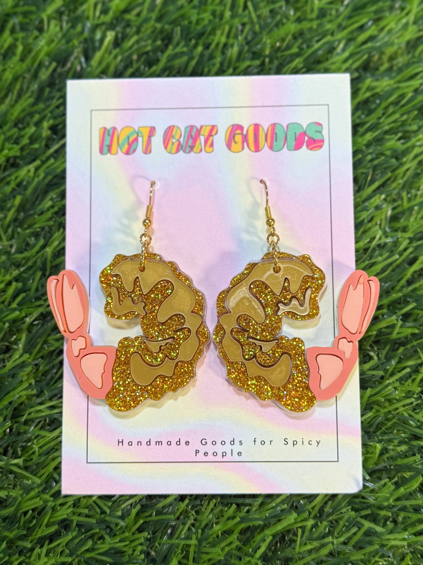 Fried Skrimp Earrings