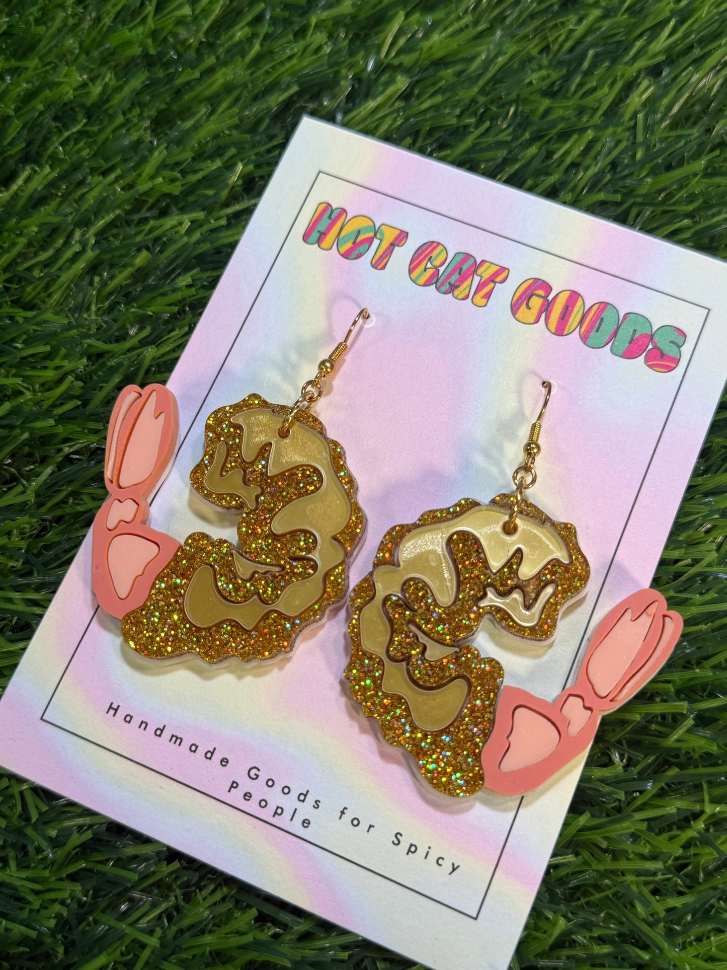 Fried Skrimp Earrings