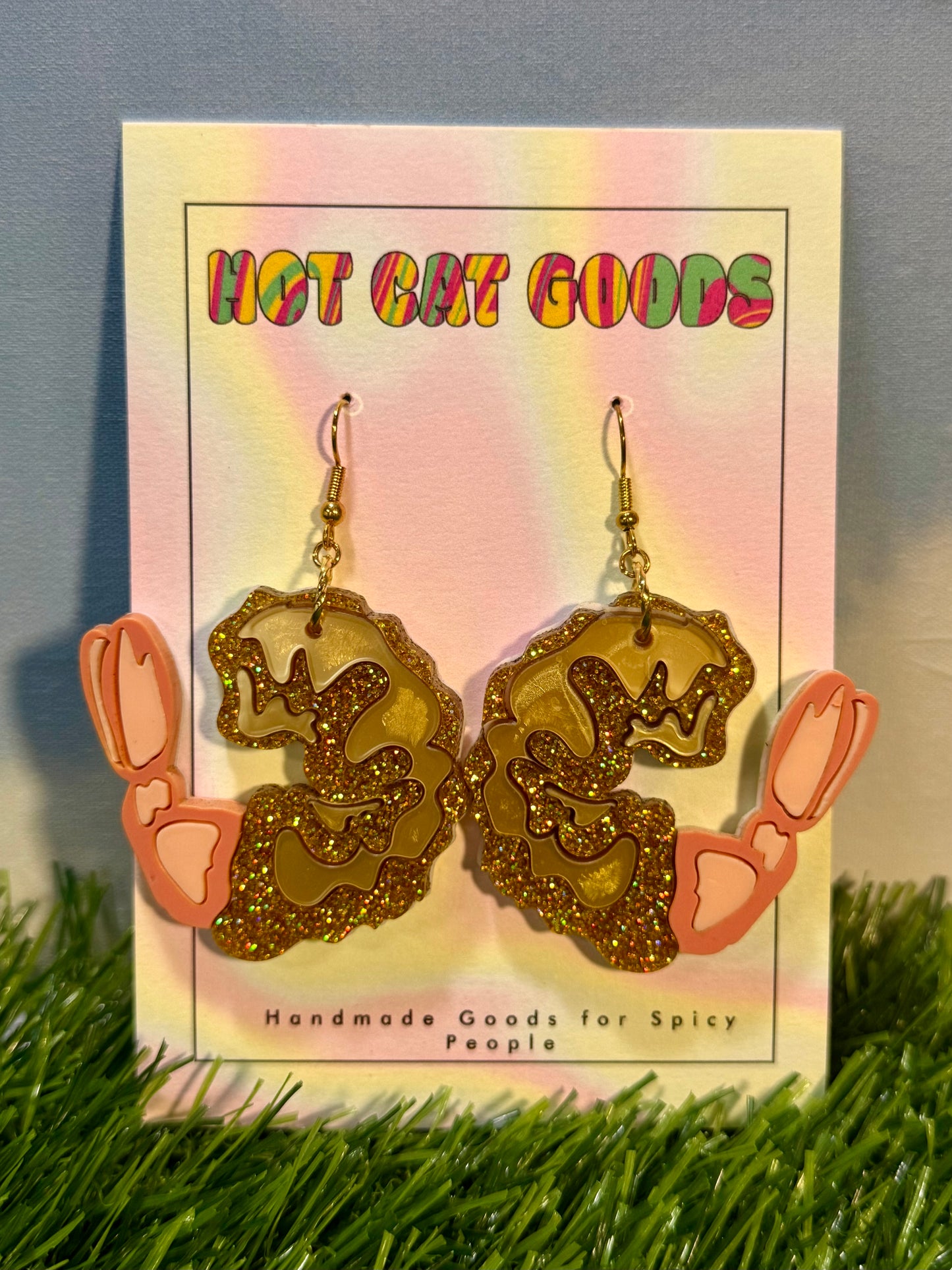 Fried Skrimp Earrings