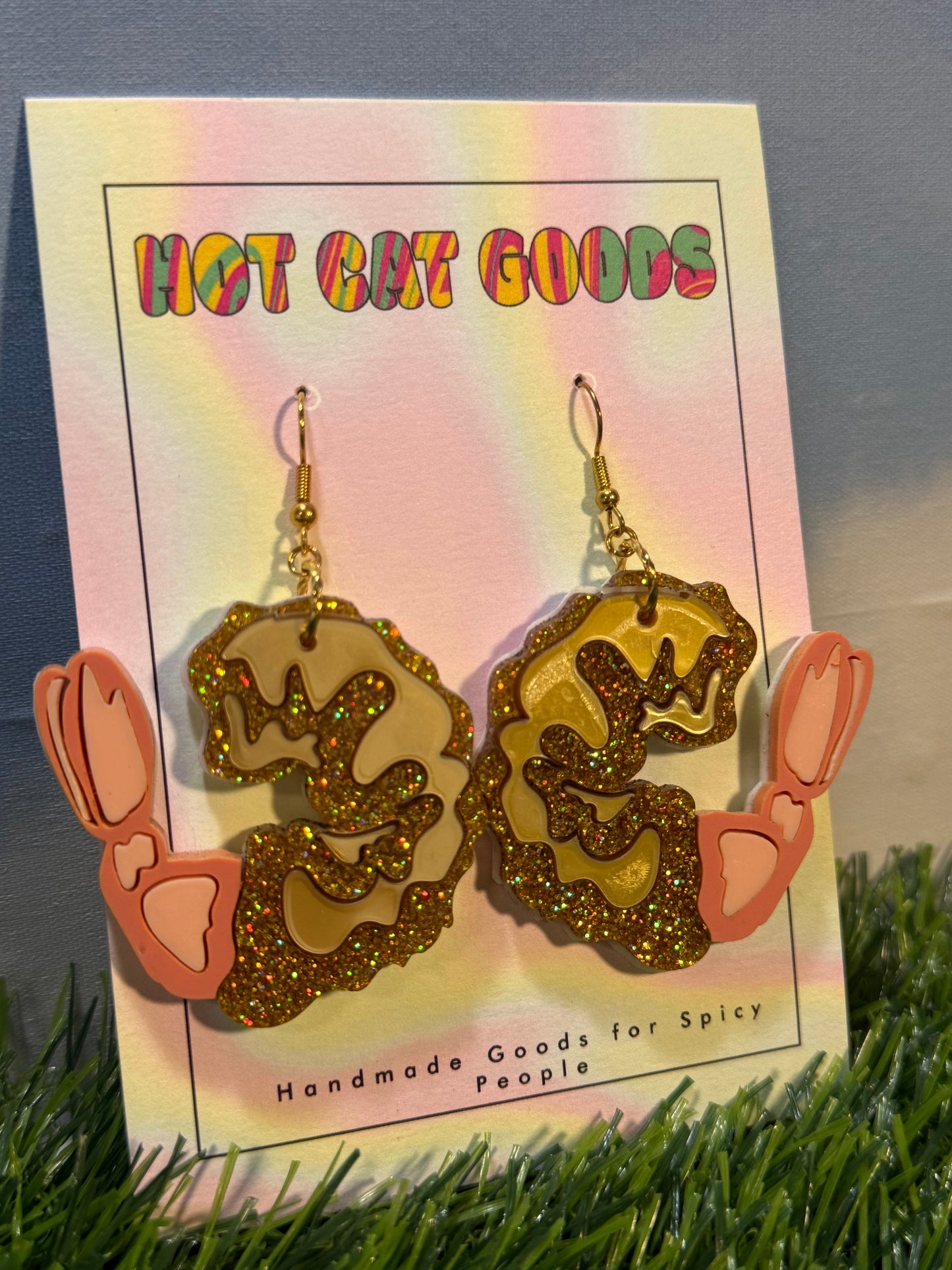 Fried Skrimp Earrings