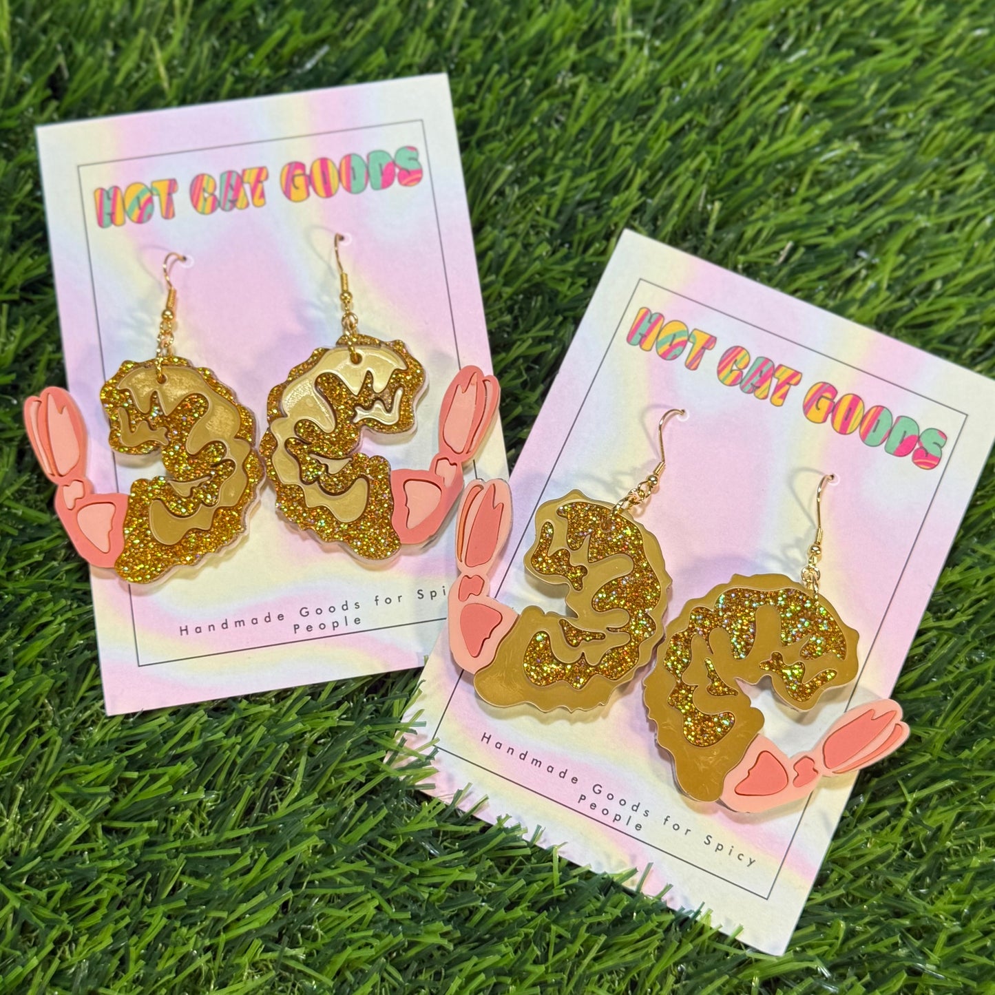 Fried Skrimp Earrings