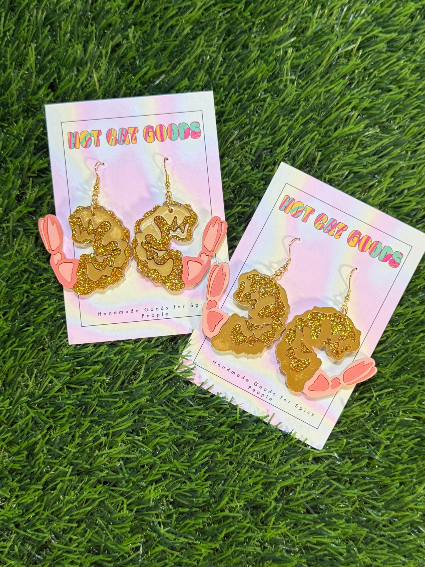 Fried Skrimp Earrings