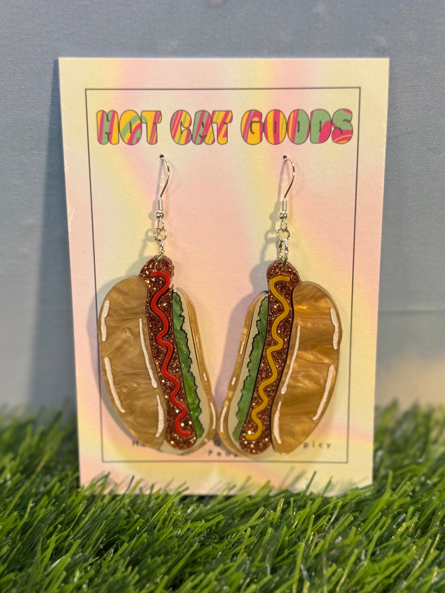 Hot Dog Earring