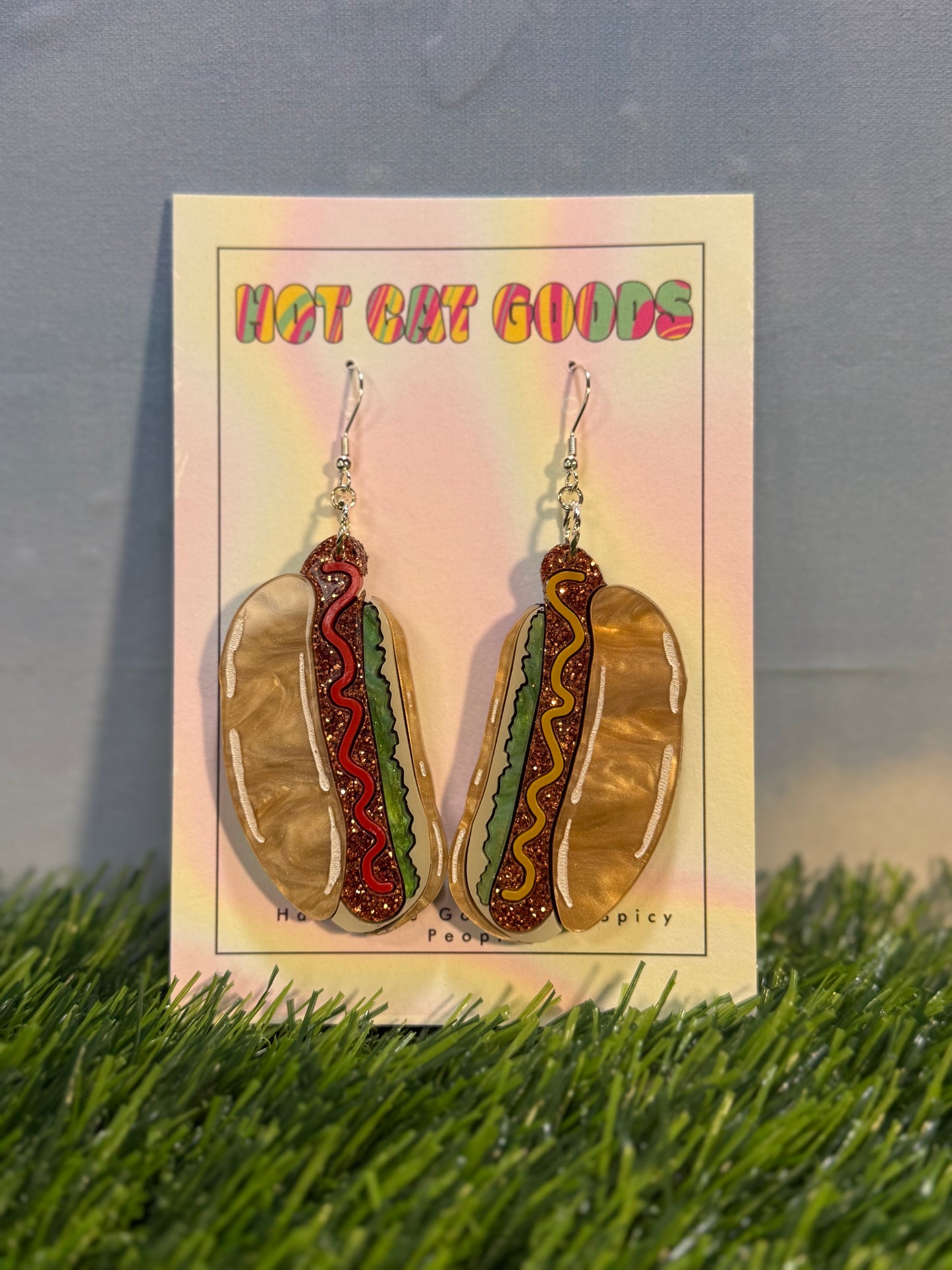 Hot Dog Earring