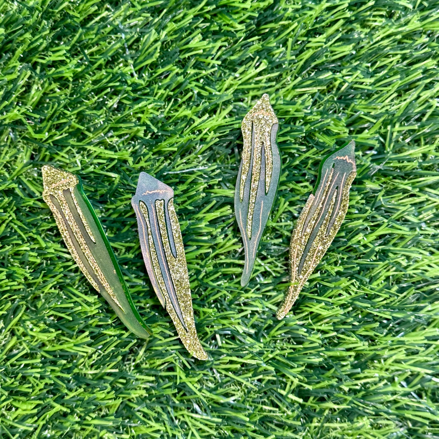 Okra Pins