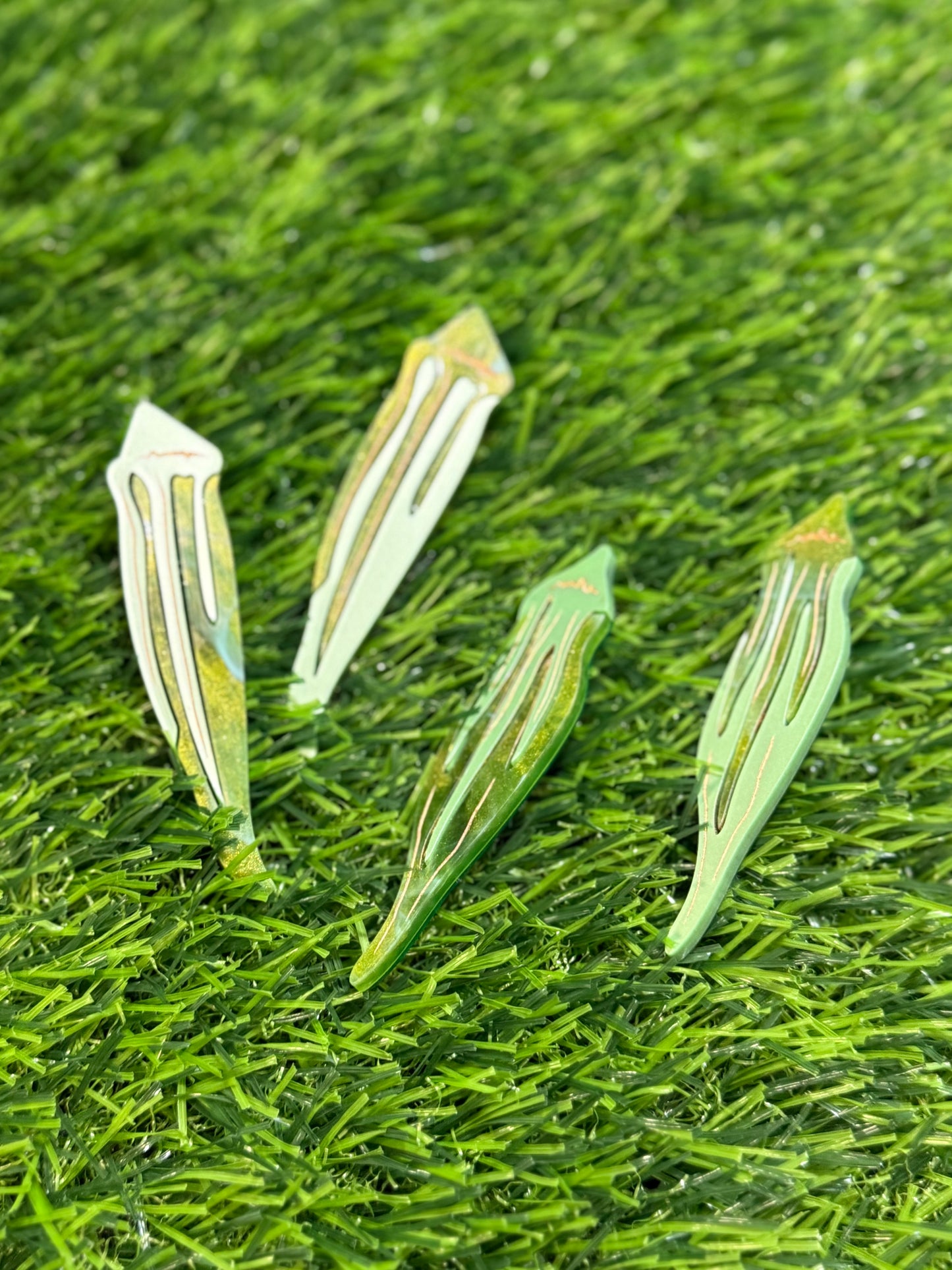 Okra Pins