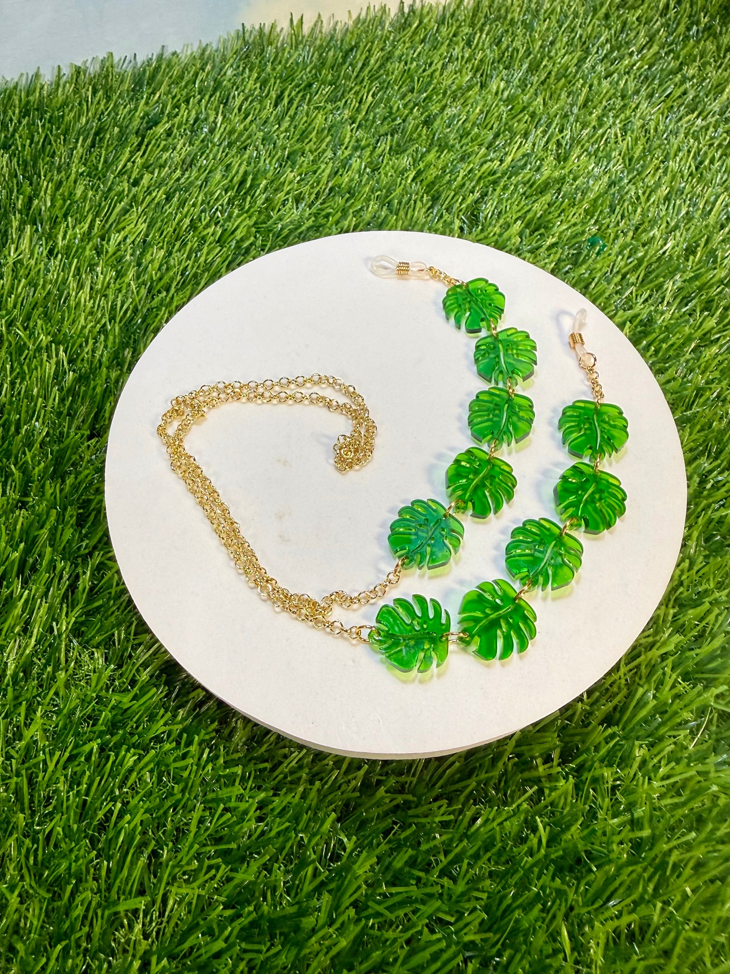 Monstera Sunglasses Chain