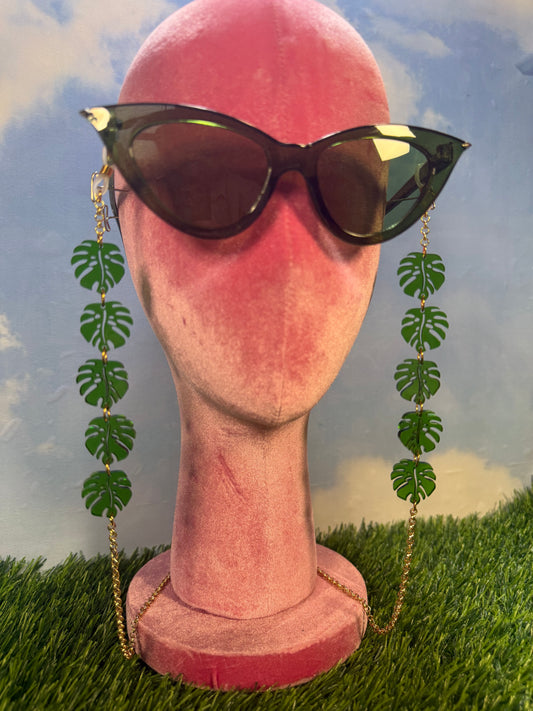 Monstera Sunglasses Chain
