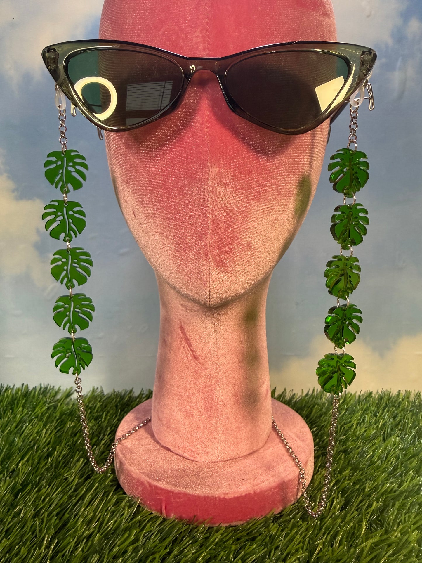 Monstera Sunglasses Chain
