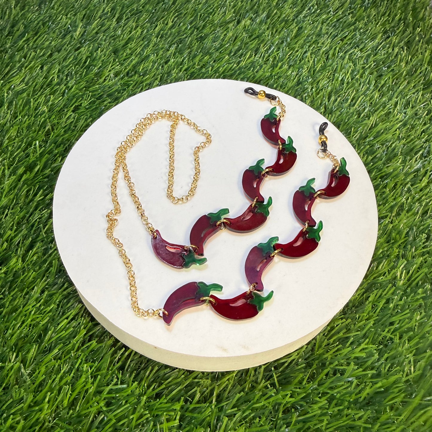 Chili Pepper Sunglasses Chain