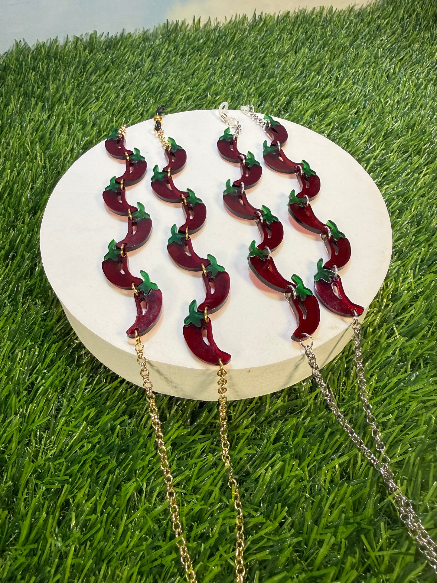 Chili Pepper Sunglasses Chain