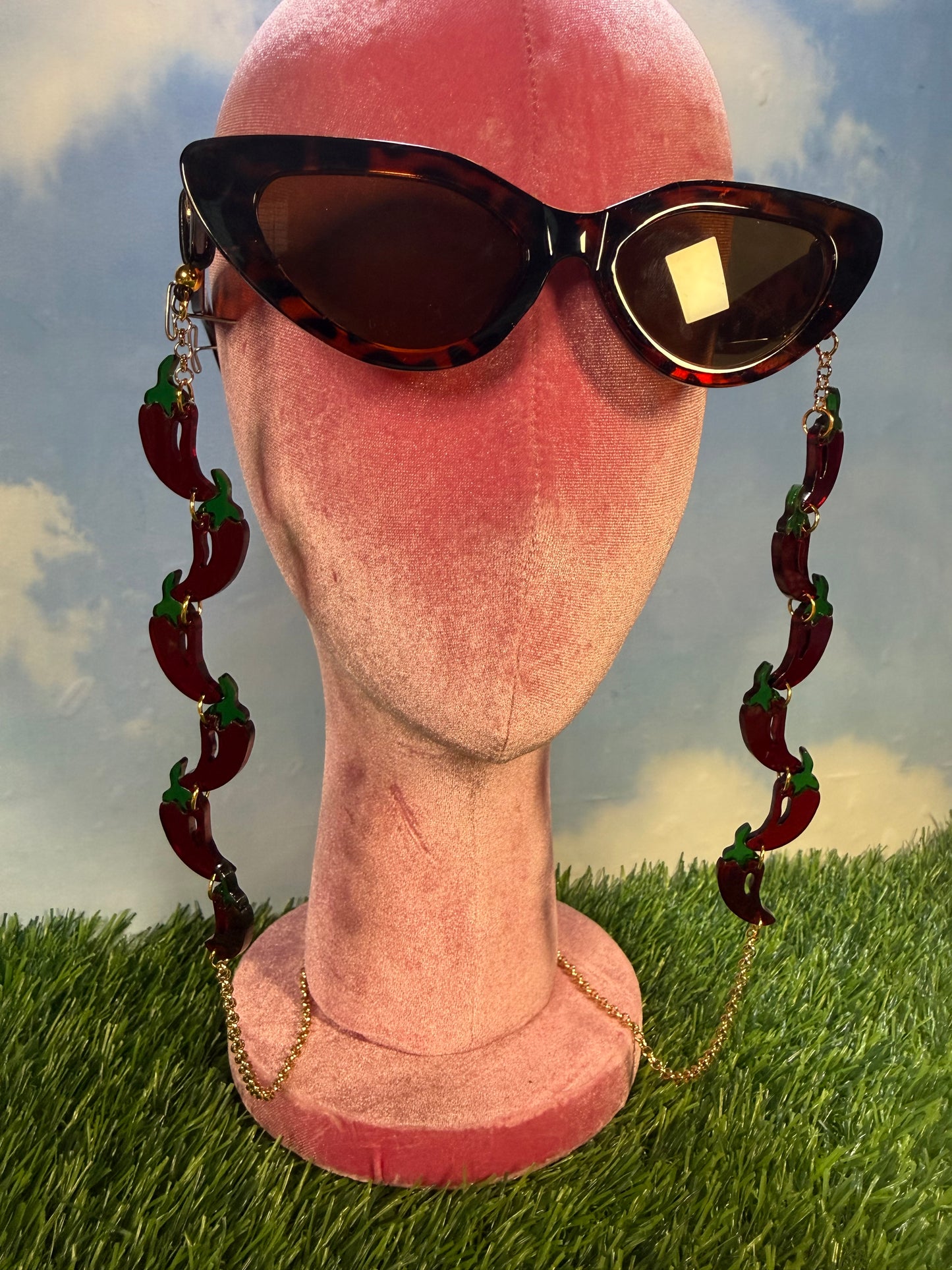 Chili Pepper Sunglasses Chain