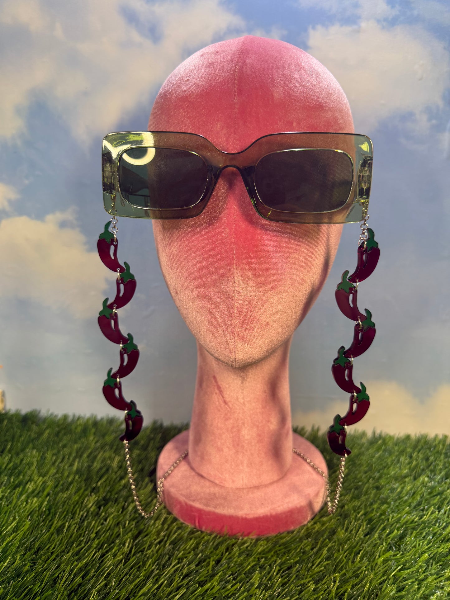Chili Pepper Sunglasses Chain
