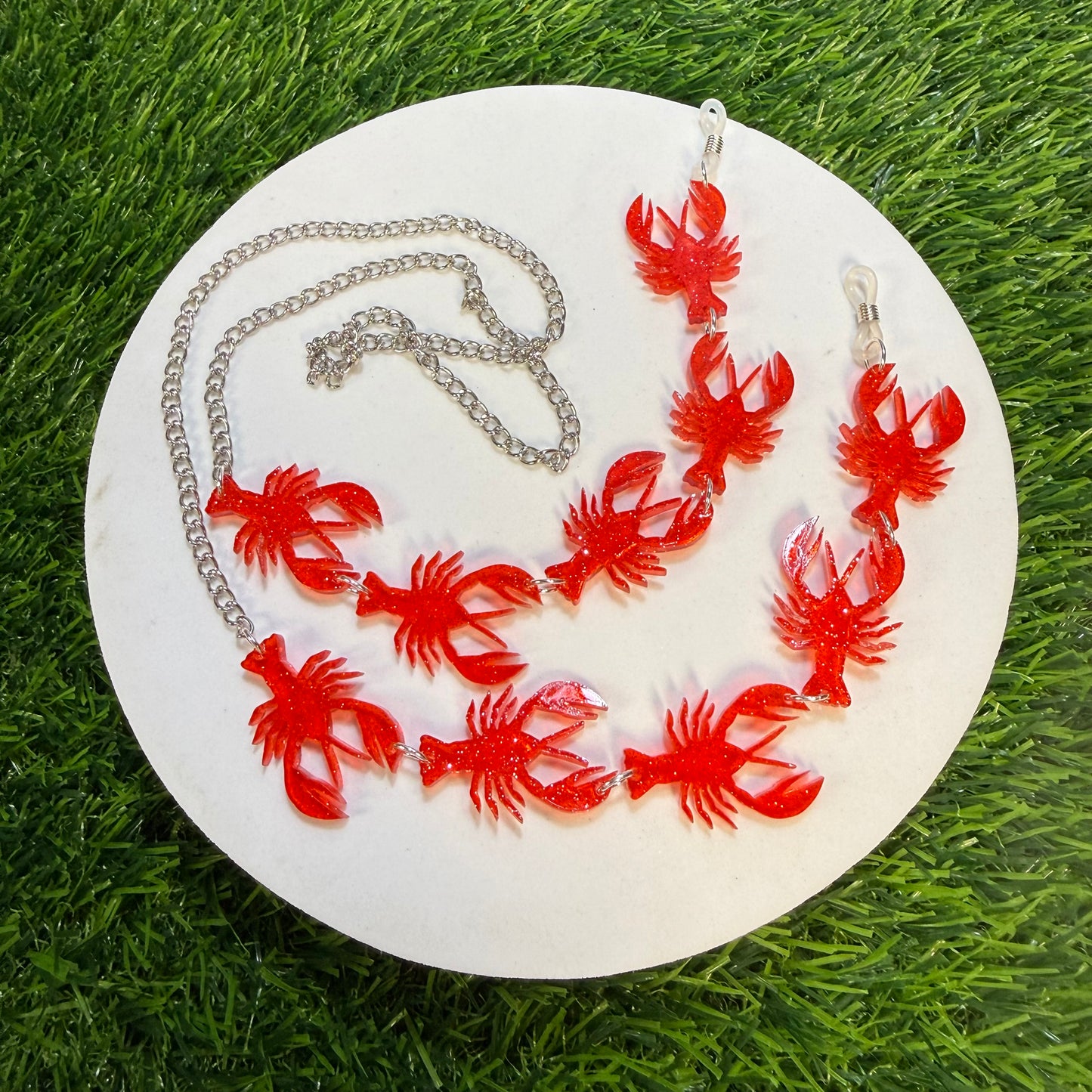 Glitter Crawfish Sunglasses Chain