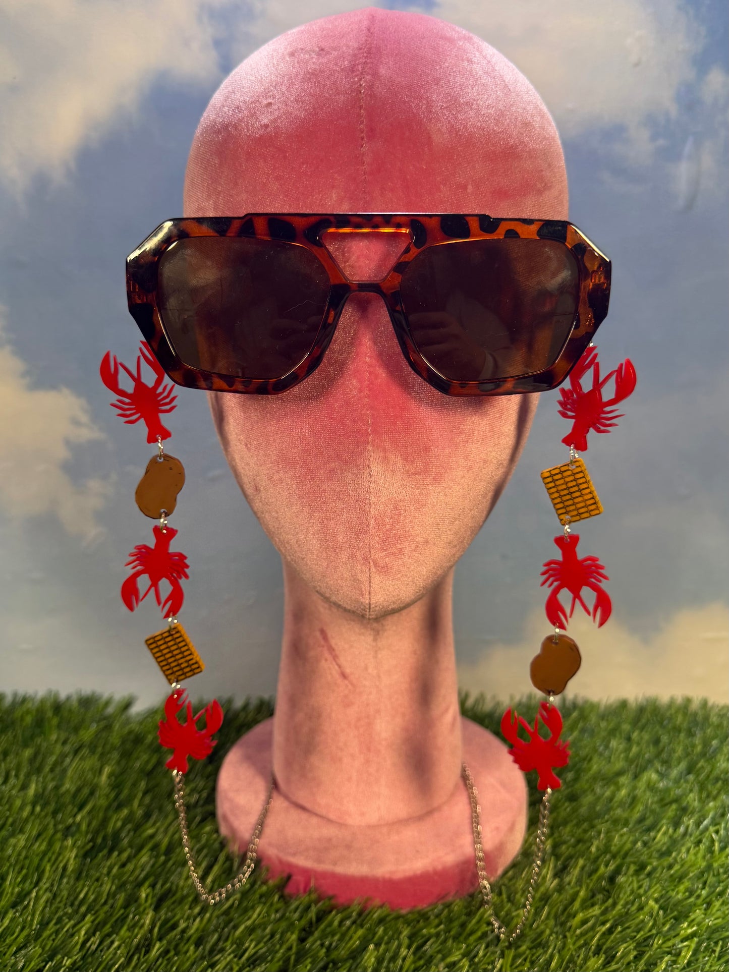Crawfish Boil Sunglasses Chain