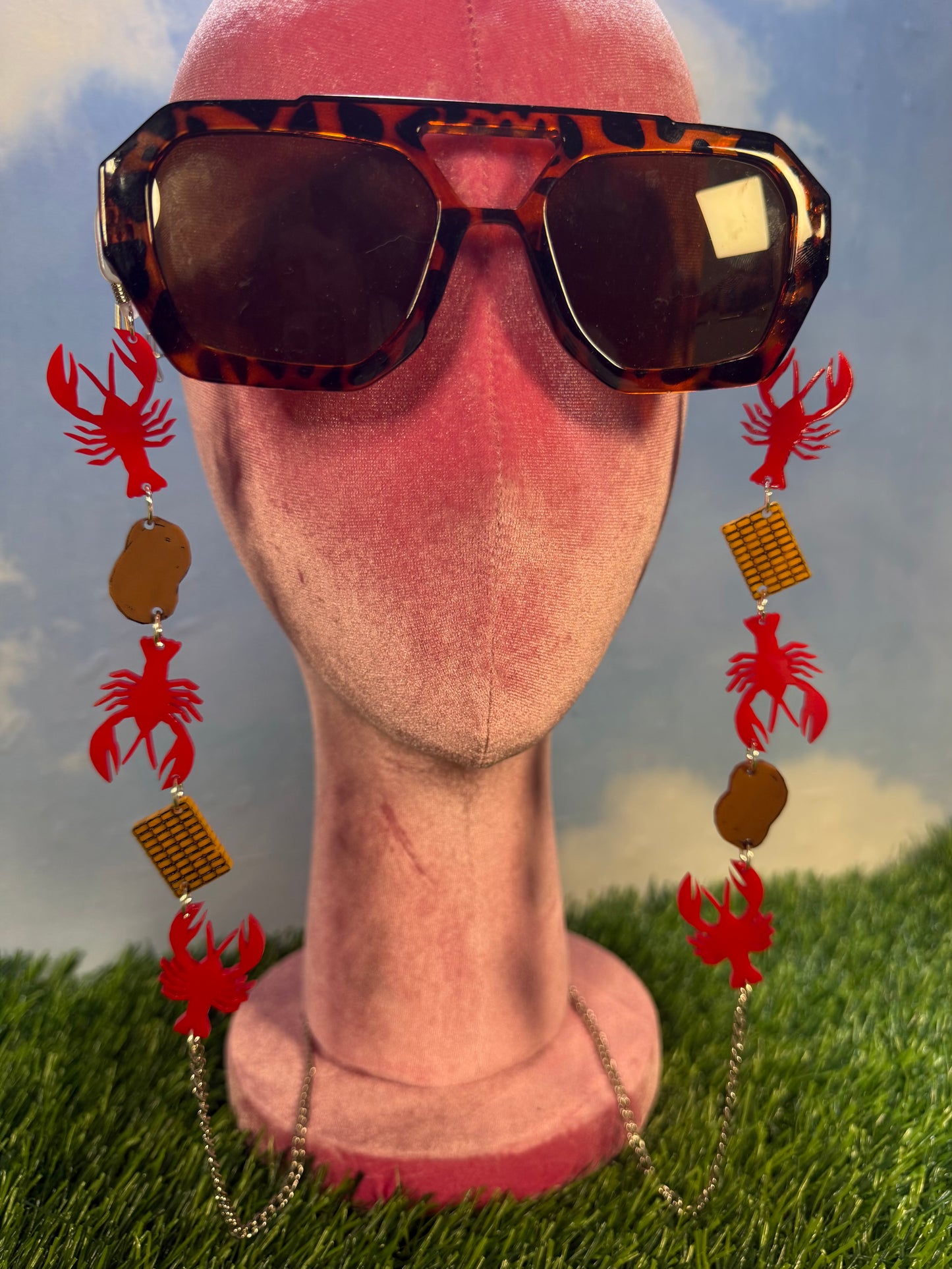 Crawfish Boil Sunglasses Chain