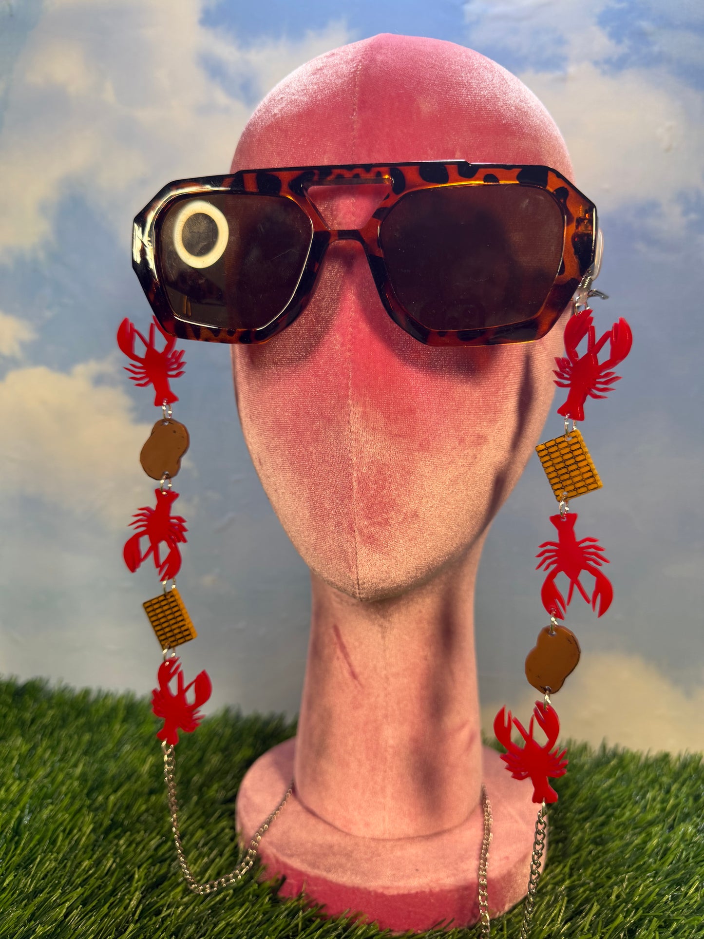 Crawfish Boil Sunglasses Chain