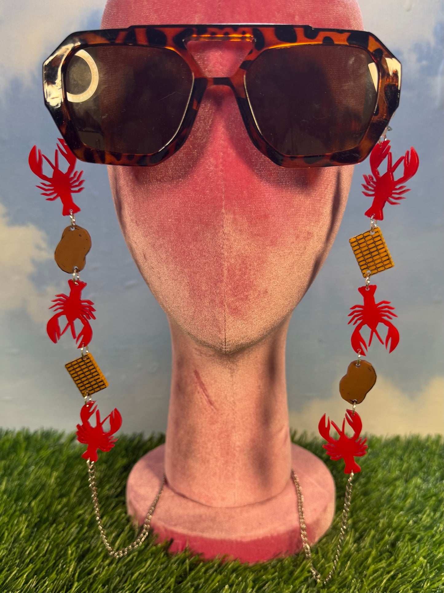 Crawfish Boil Sunglasses Chain