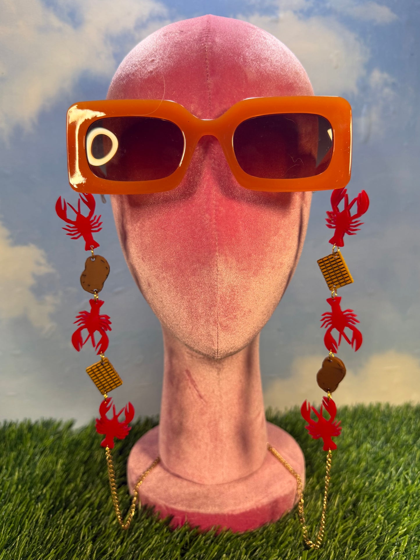 Crawfish Boil Sunglasses Chain