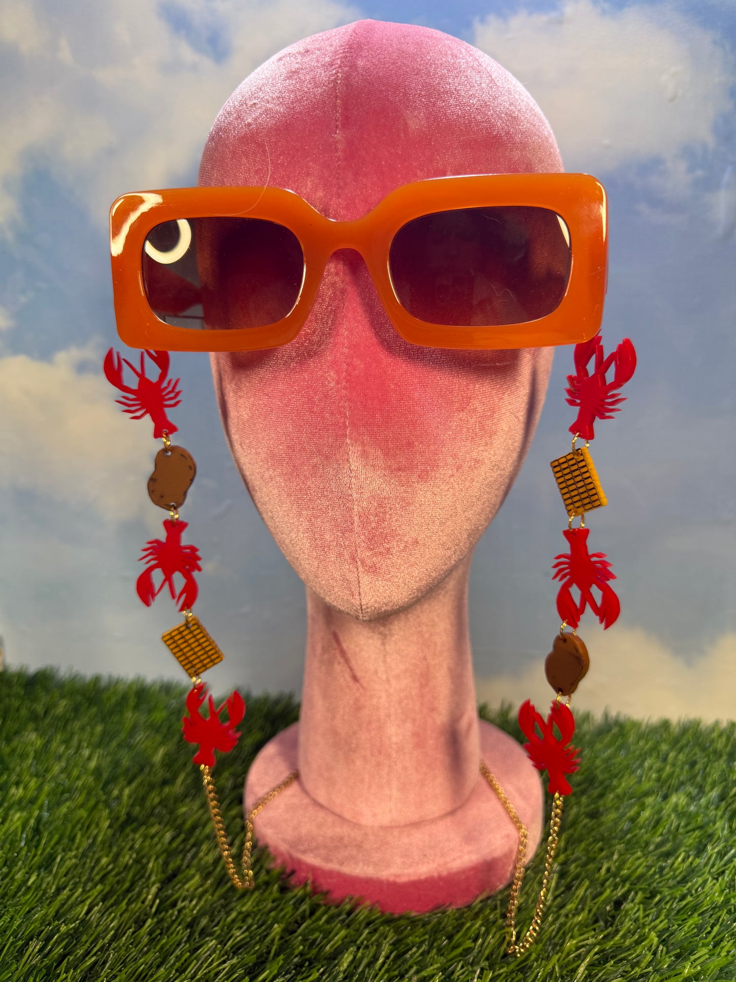Crawfish Boil Sunglasses Chain