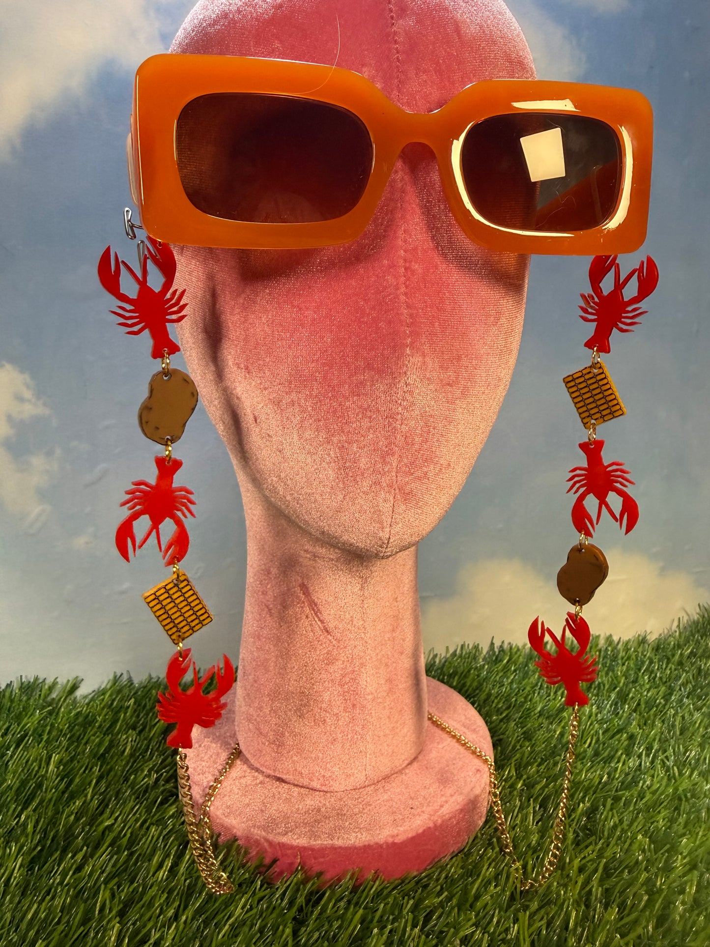 Crawfish Boil Sunglasses Chain