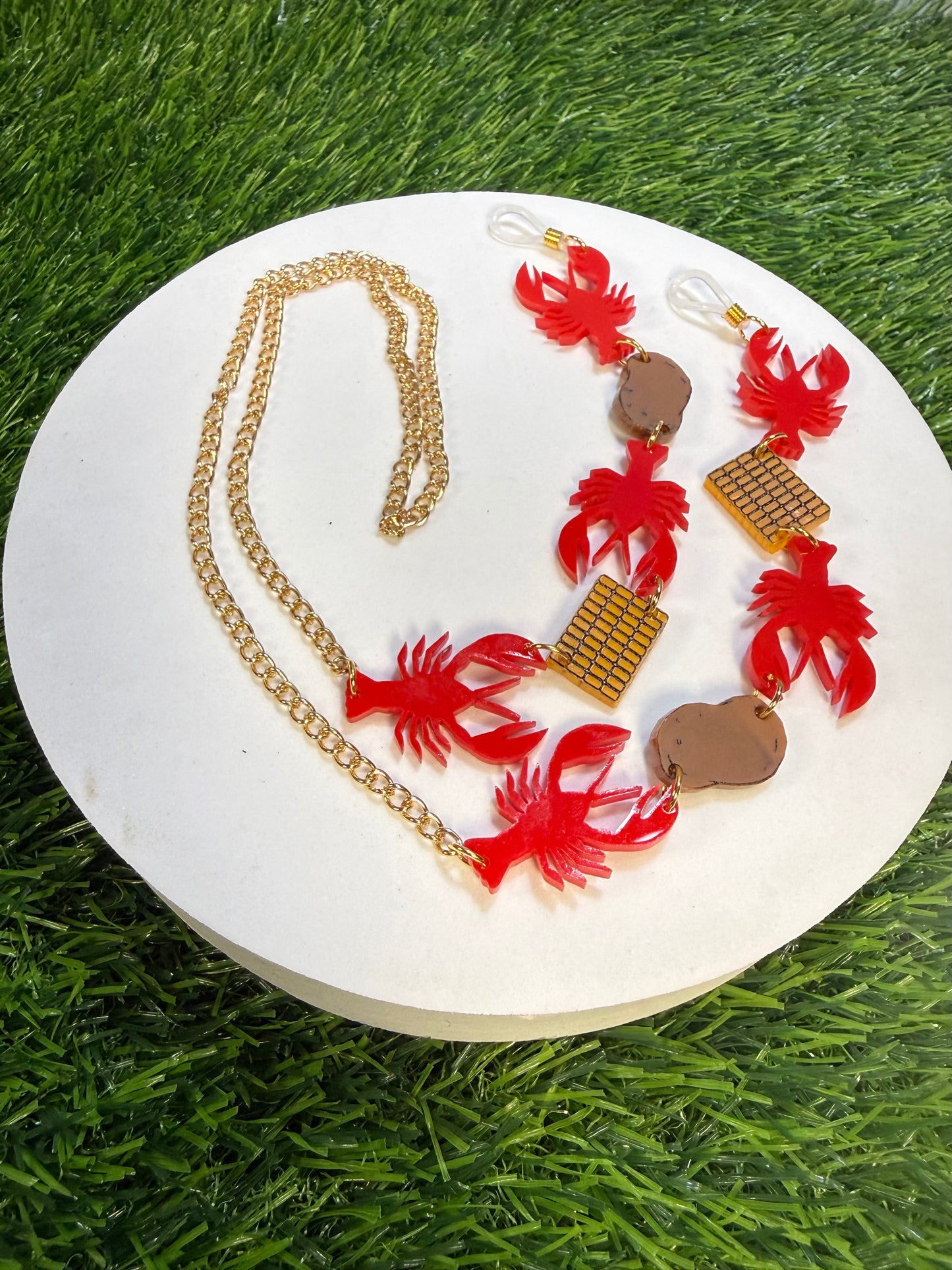 Crawfish Boil Sunglasses Chain