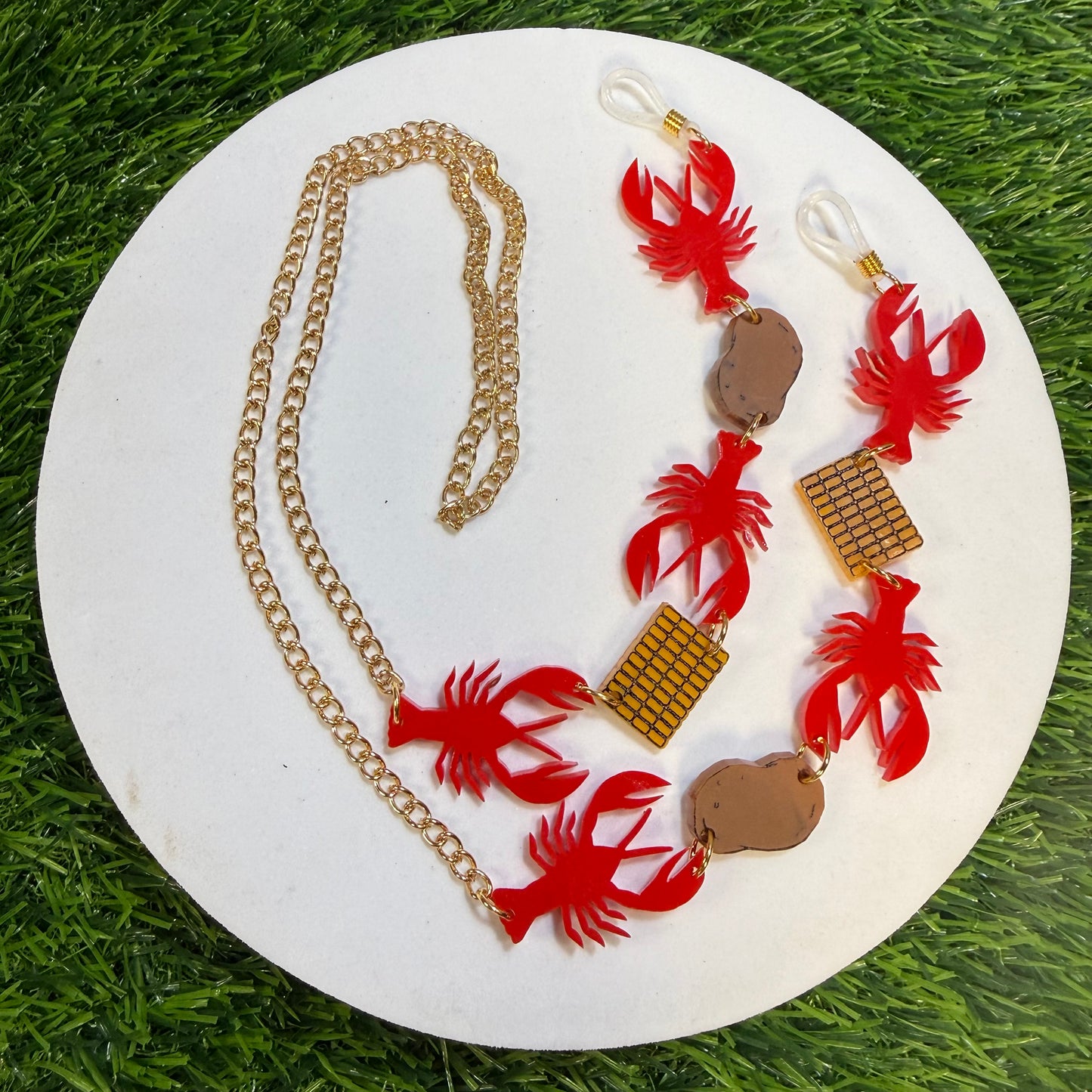 Crawfish Boil Sunglasses Chain