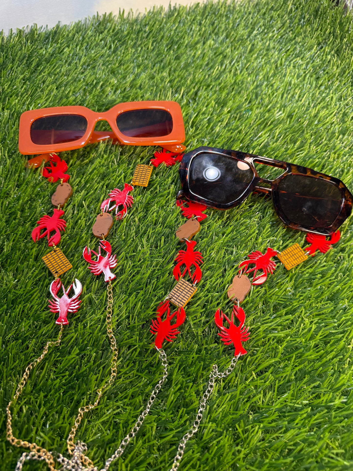 Crawfish Boil Sunglasses Chain