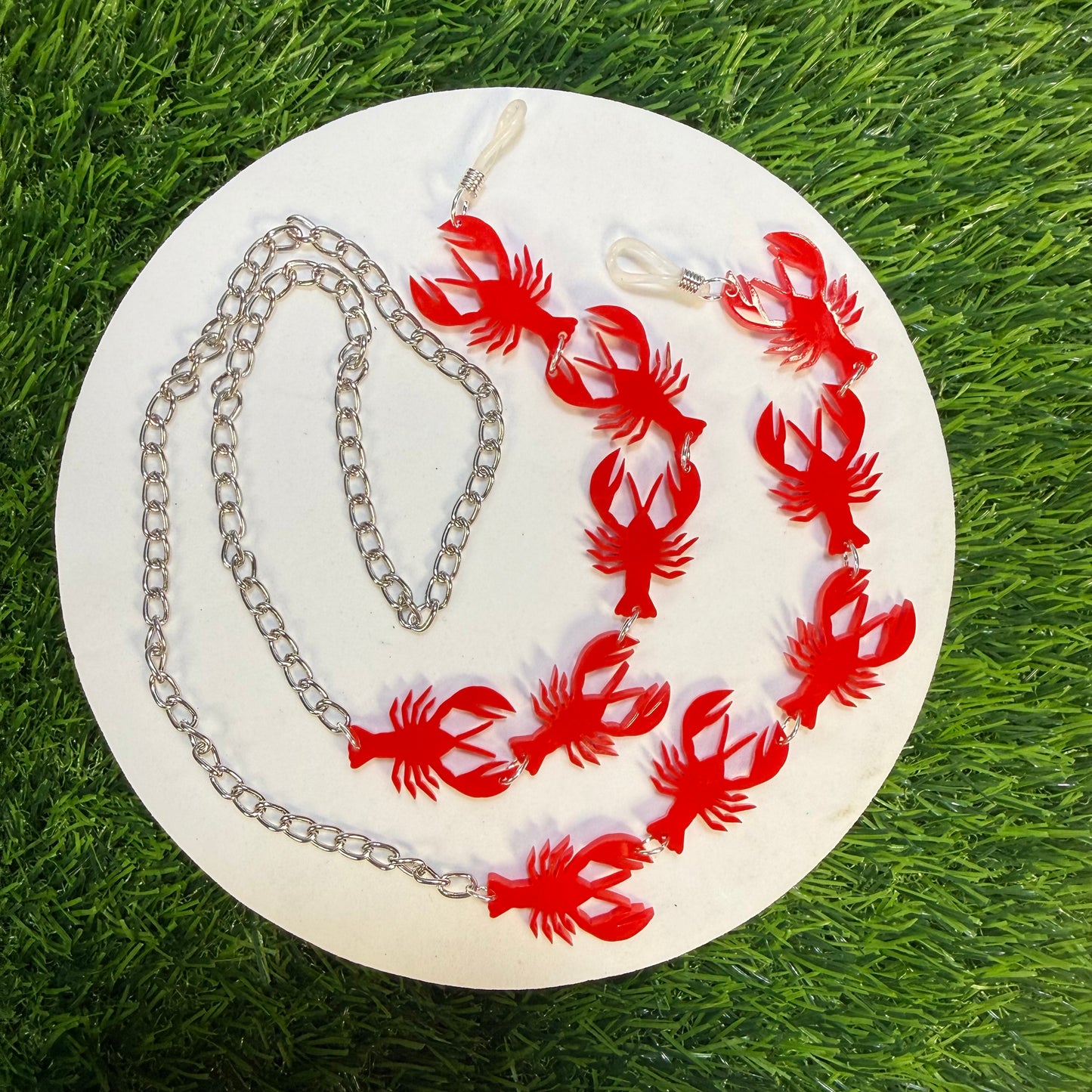 Red Crawfish Sunglasses Chain