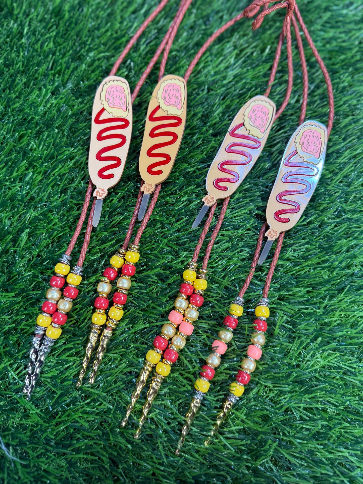 Corn Dog Bolo Tie