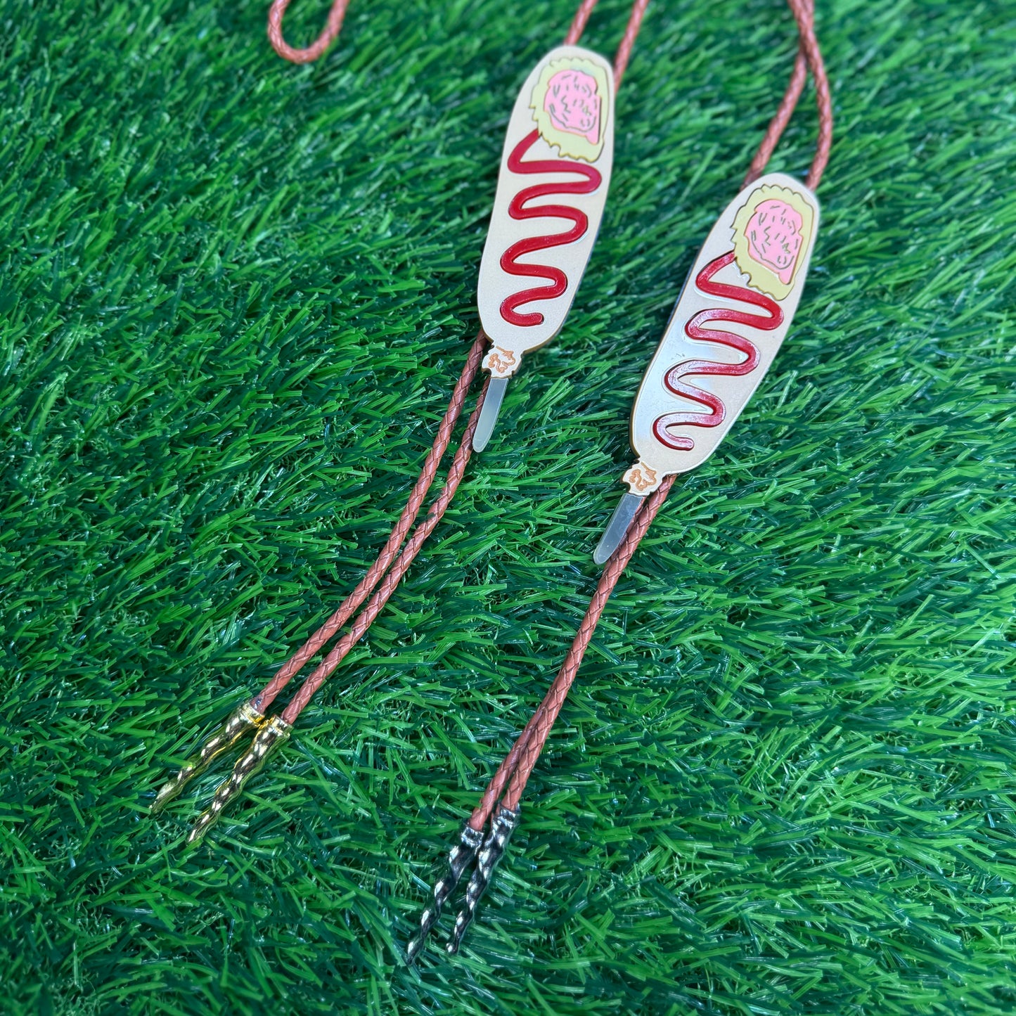 Corn Dog Bolo Tie