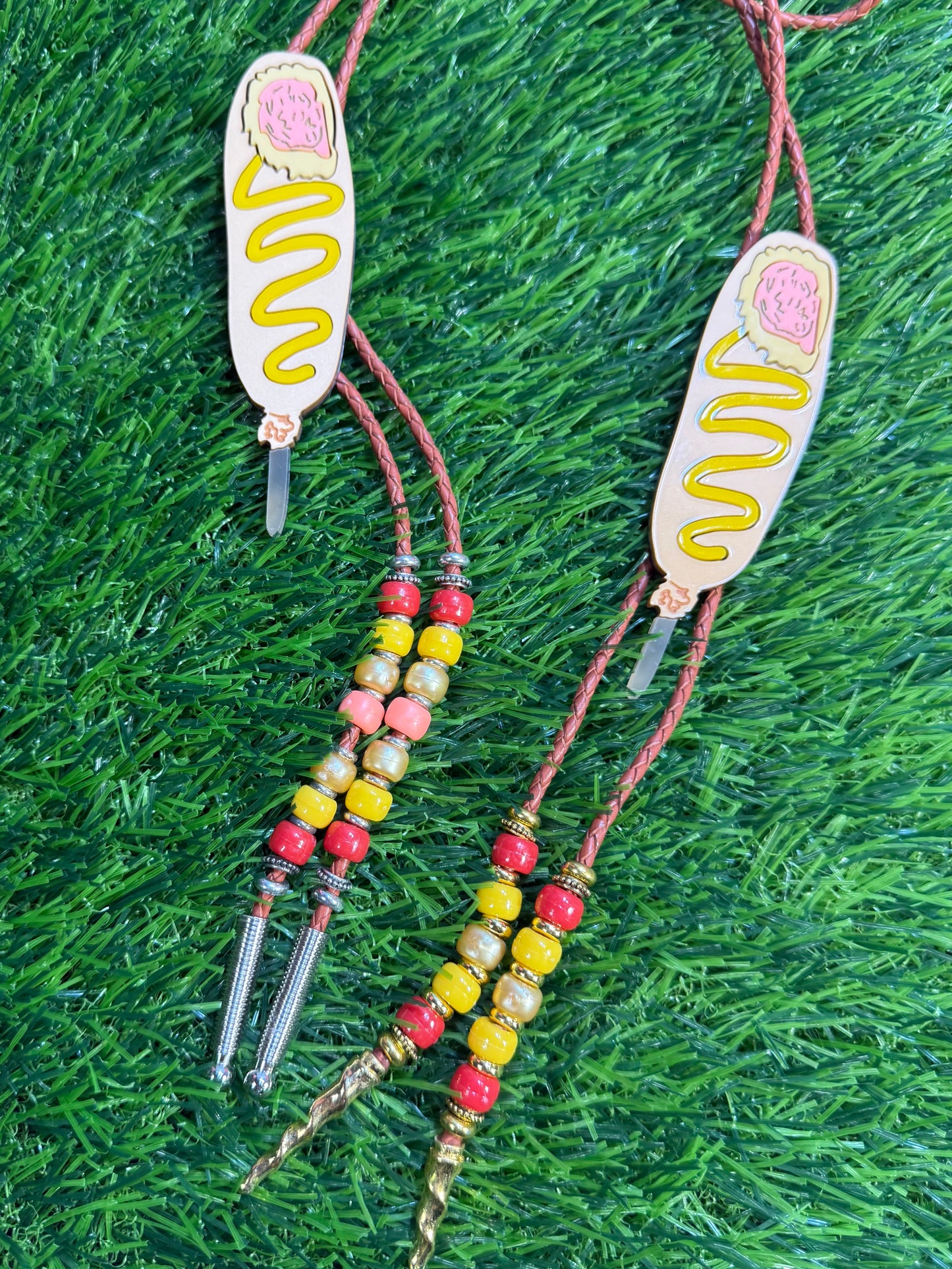 Corn Dog Bolo Tie