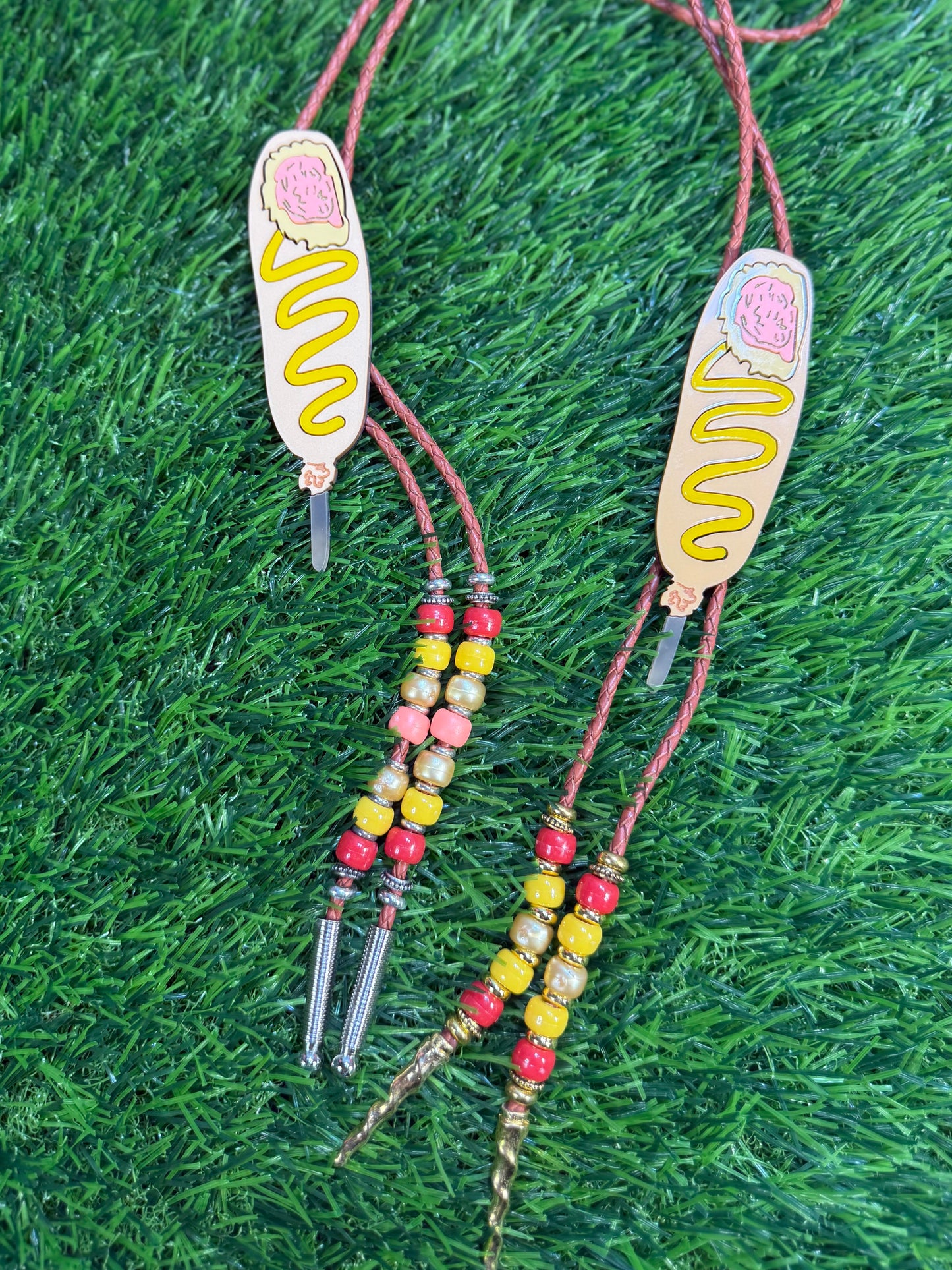 Corn Dog Bolo Tie
