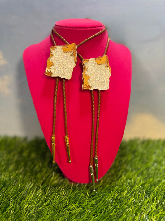 Beignet Bolo Tie - No Beads