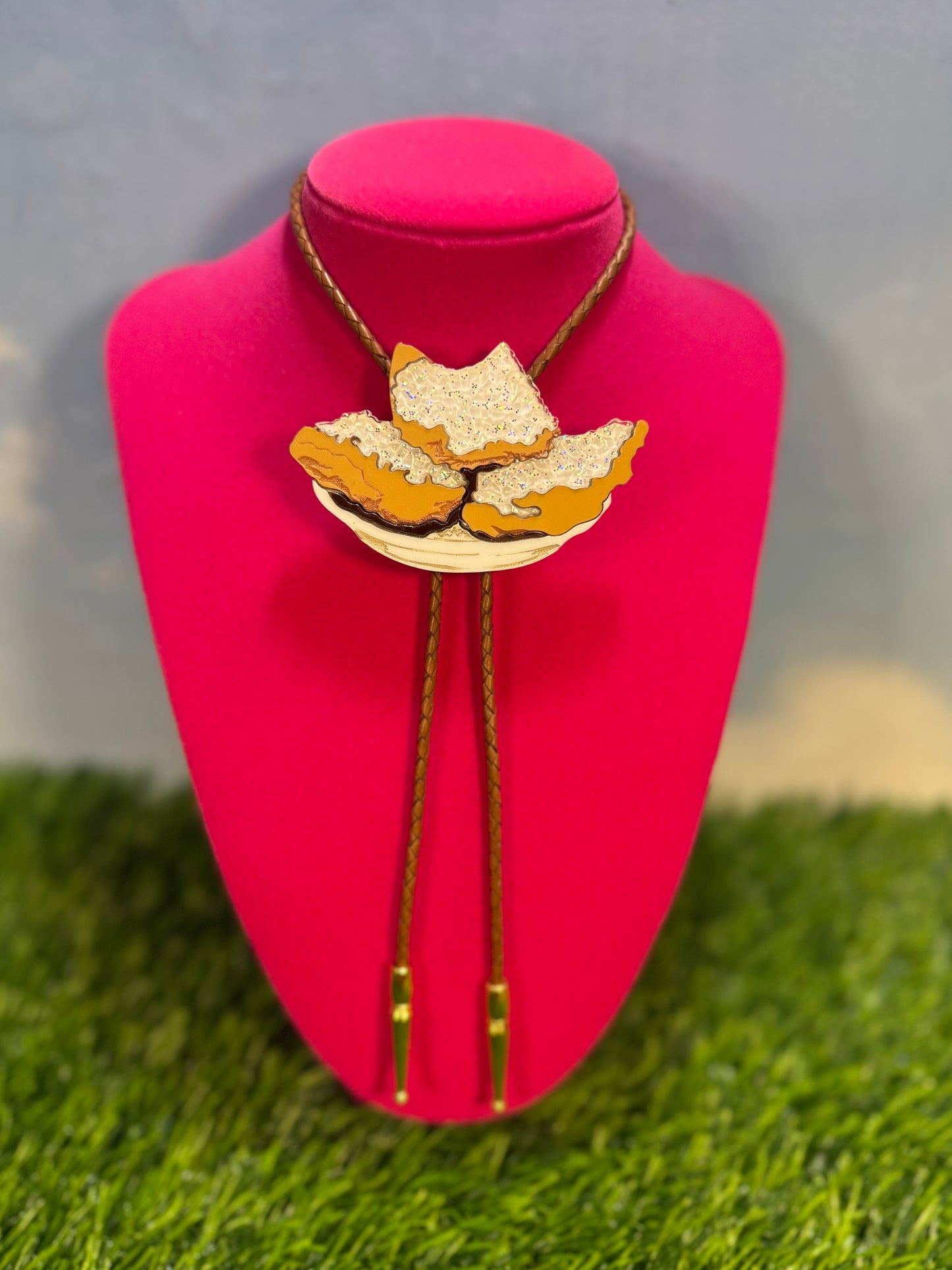 Order of Beignets Bolo Tie - No Beads