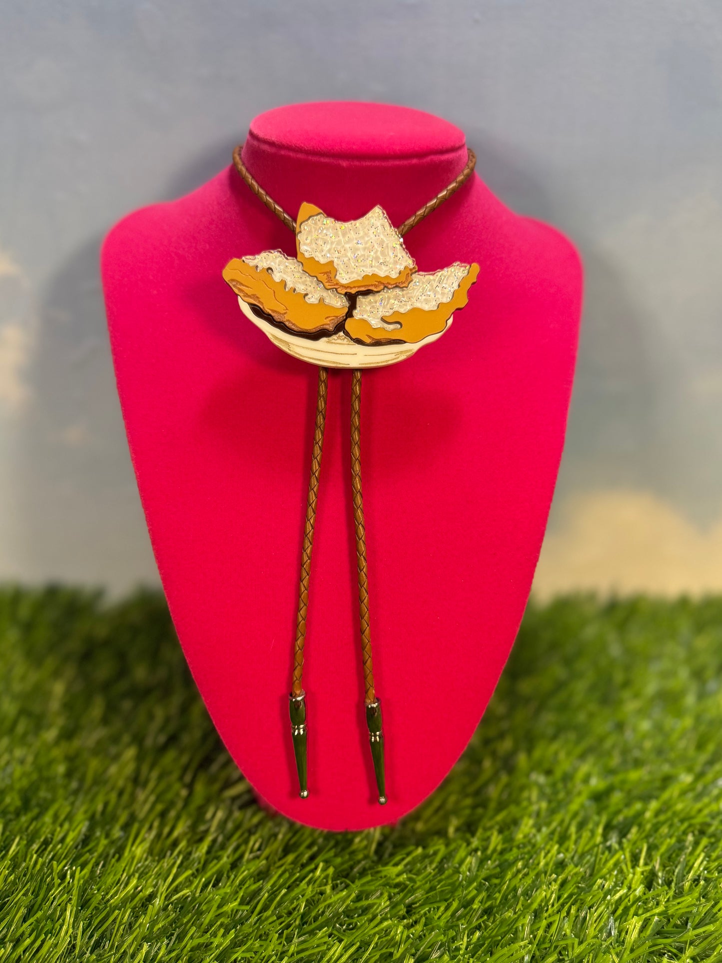 Order of Beignets Bolo Tie - No Beads
