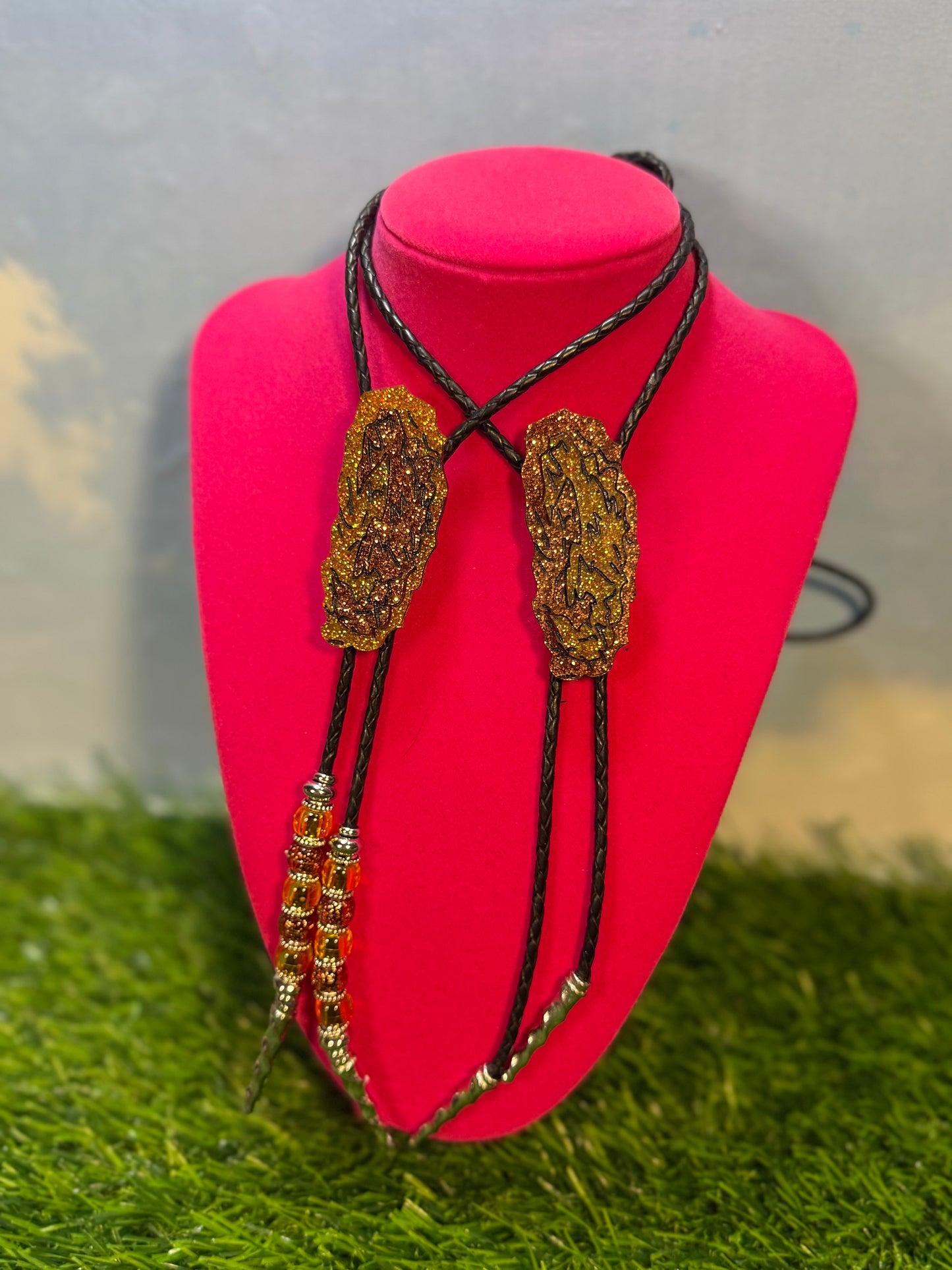 Chicken Wing Bolo Tie - Flat