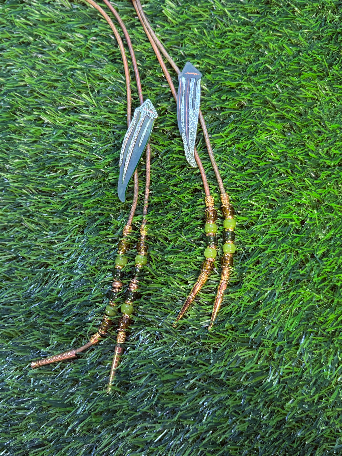 Okra Bolo Tie - Glitter