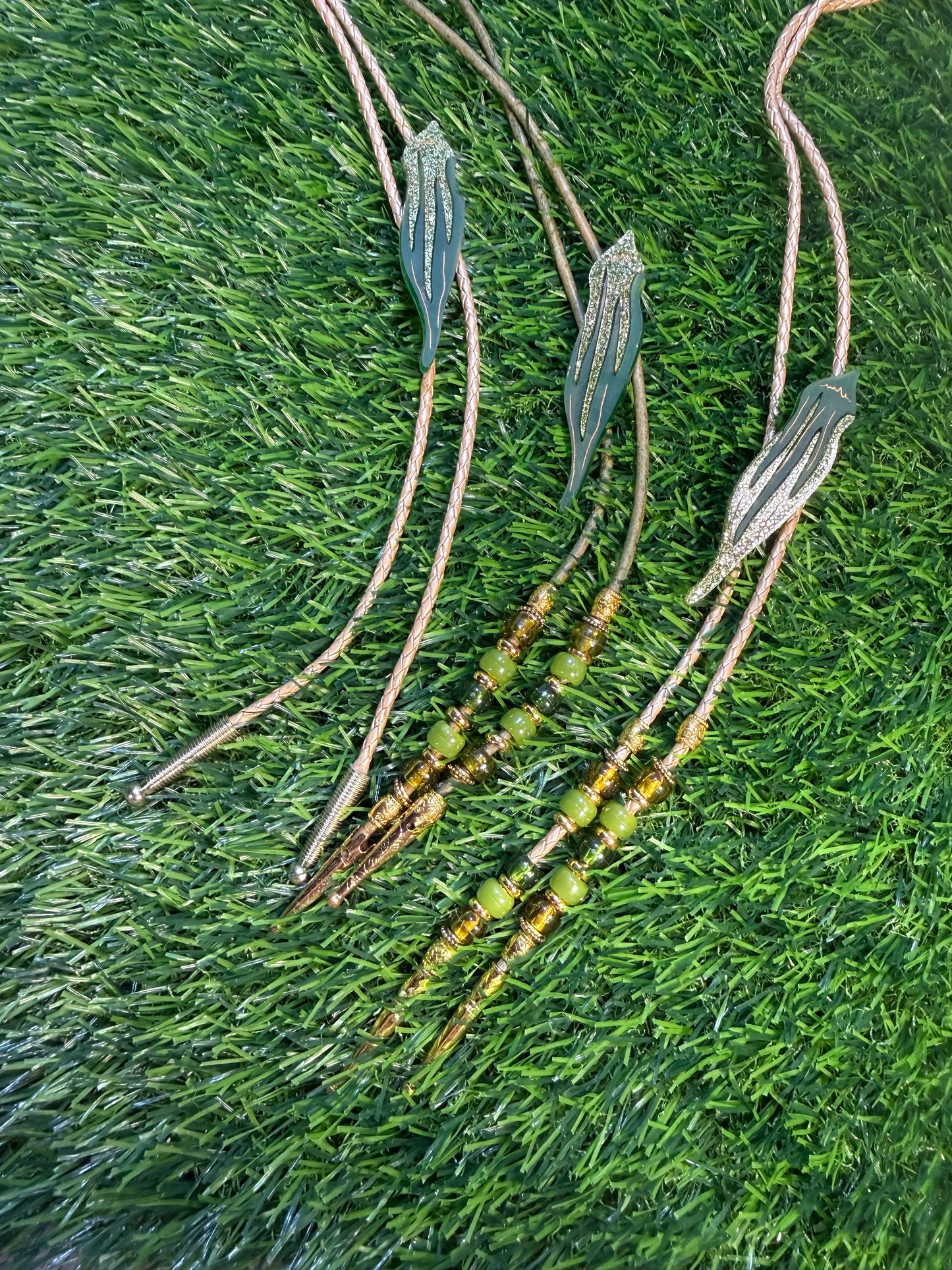 Okra Bolo Tie - Glitter