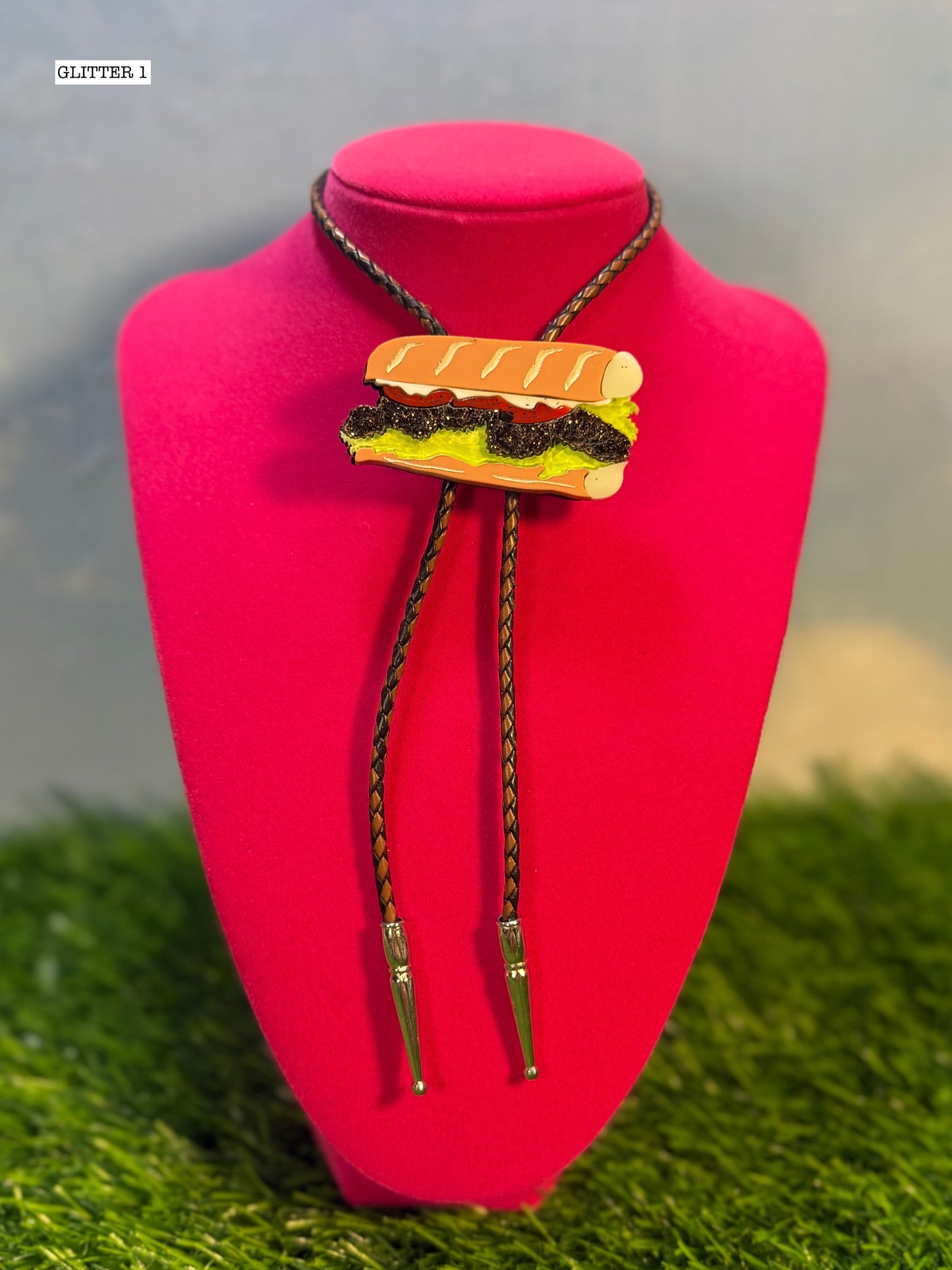 Roast Beef Poboy Bolo Tie