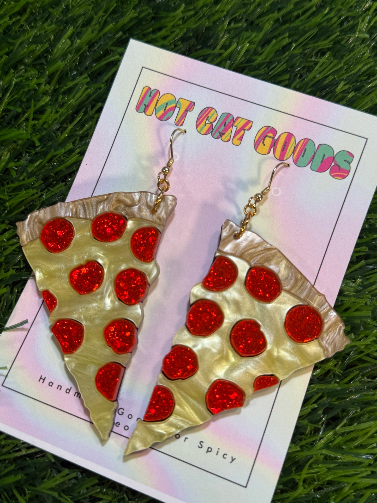 Pizza Earrings