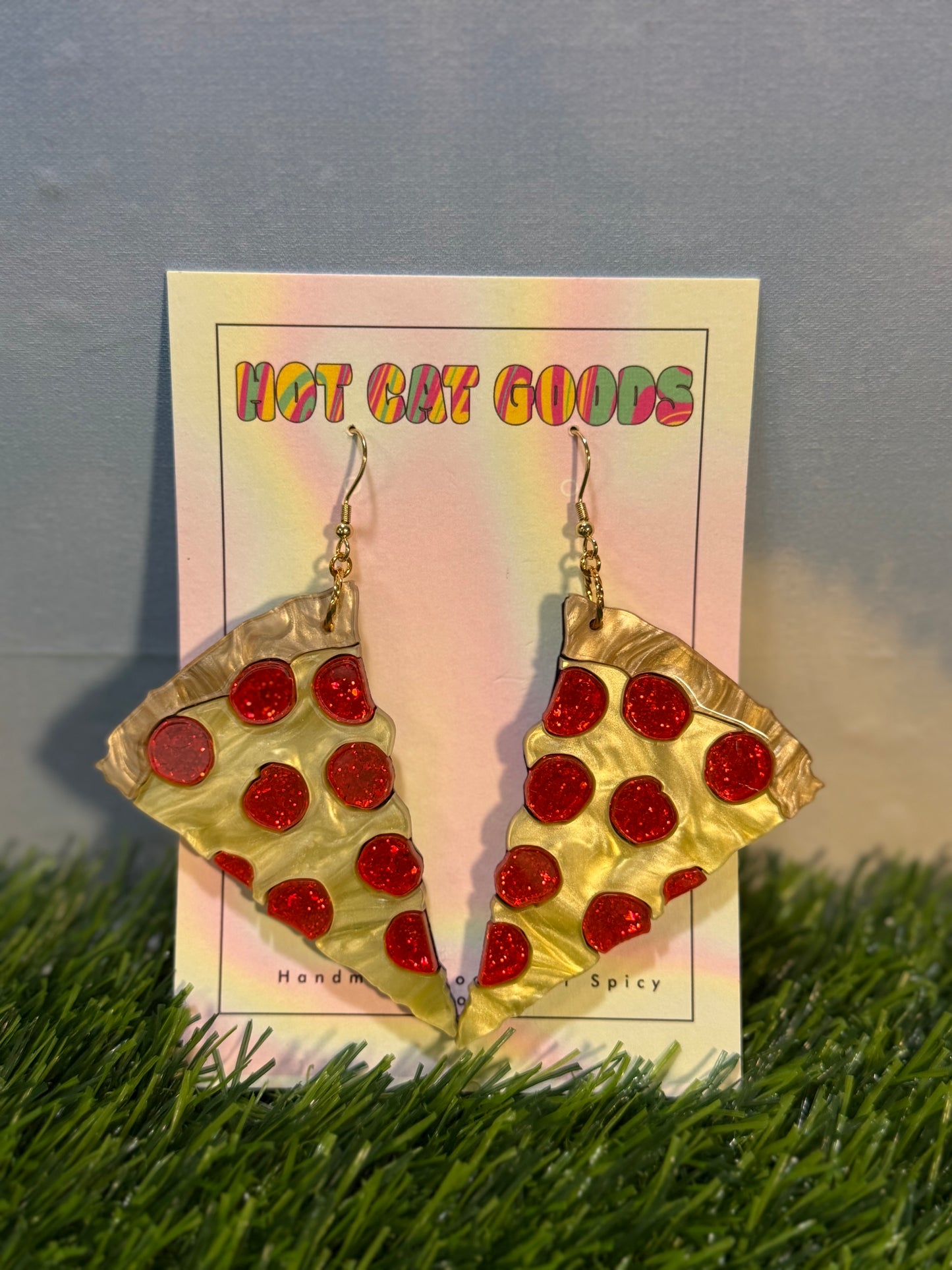 Pizza Earrings