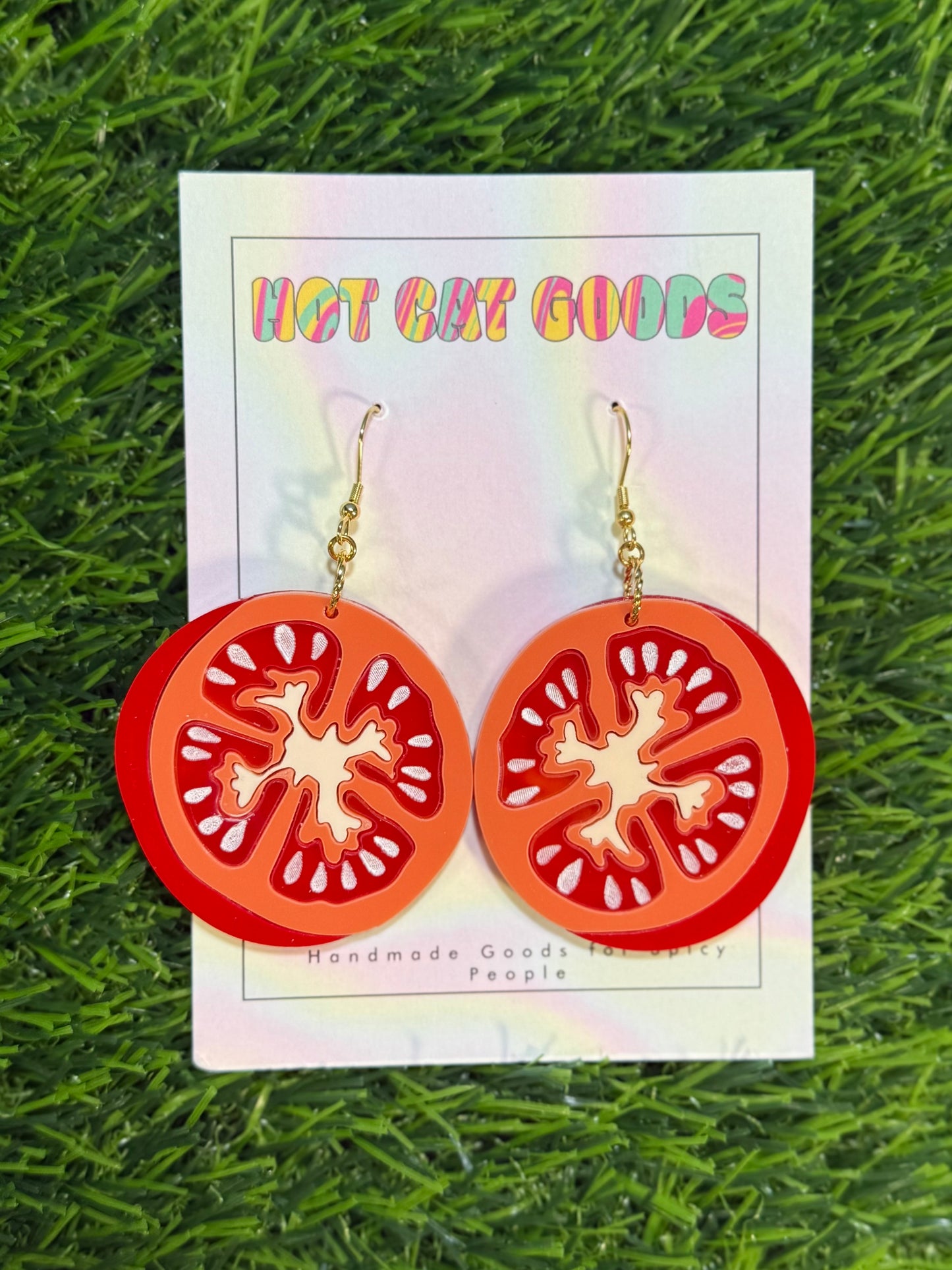 Tomato Earrings (Light Version)