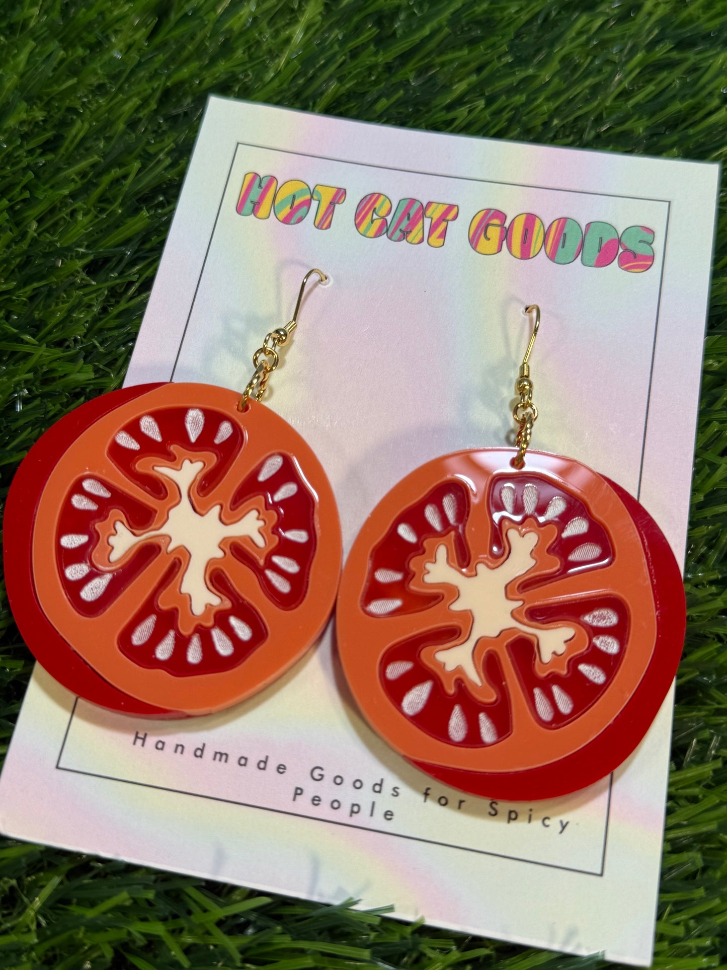Tomato Earrings (Light Version)