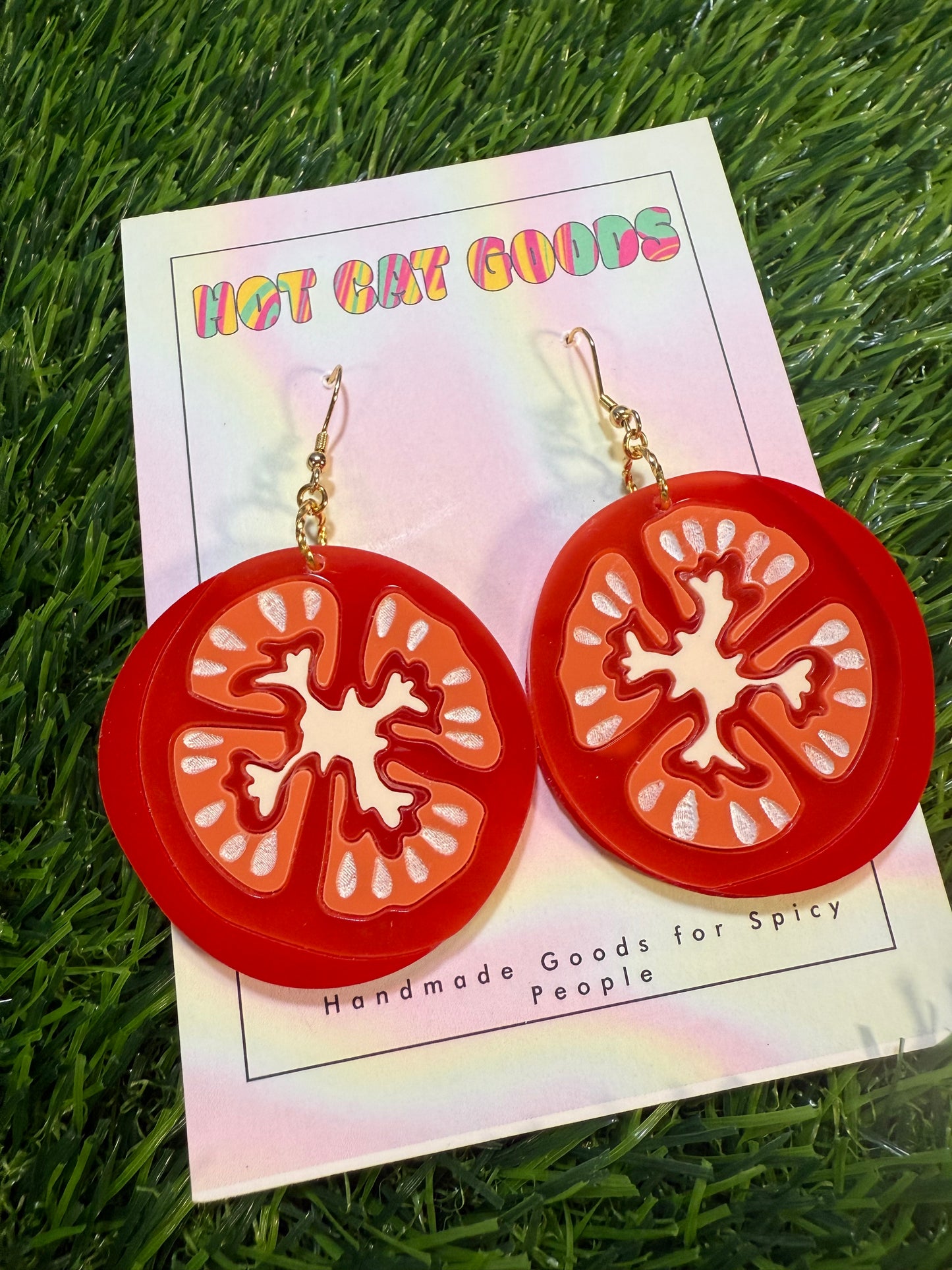 Tomato Earrings (Light Version)