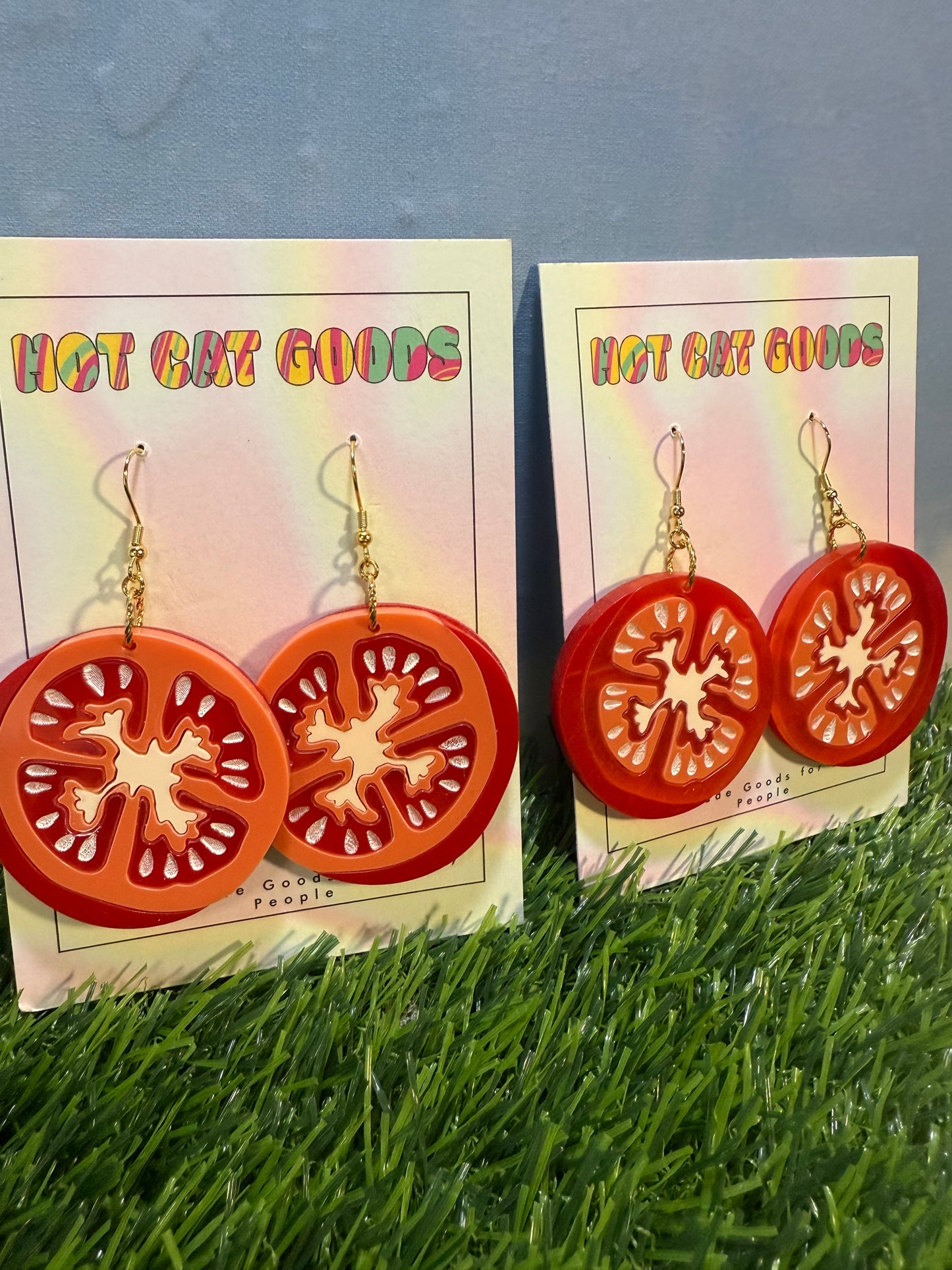 Tomato Earrings (Light Version)