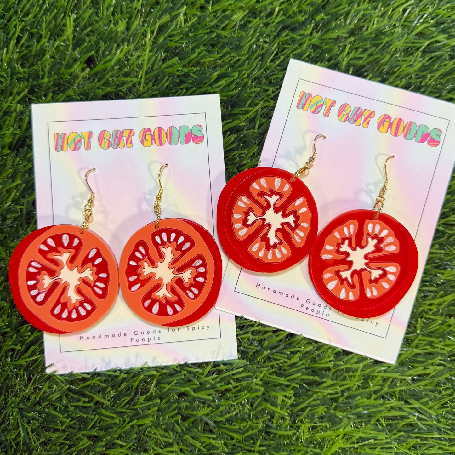 Tomato Earrings (Light Version)